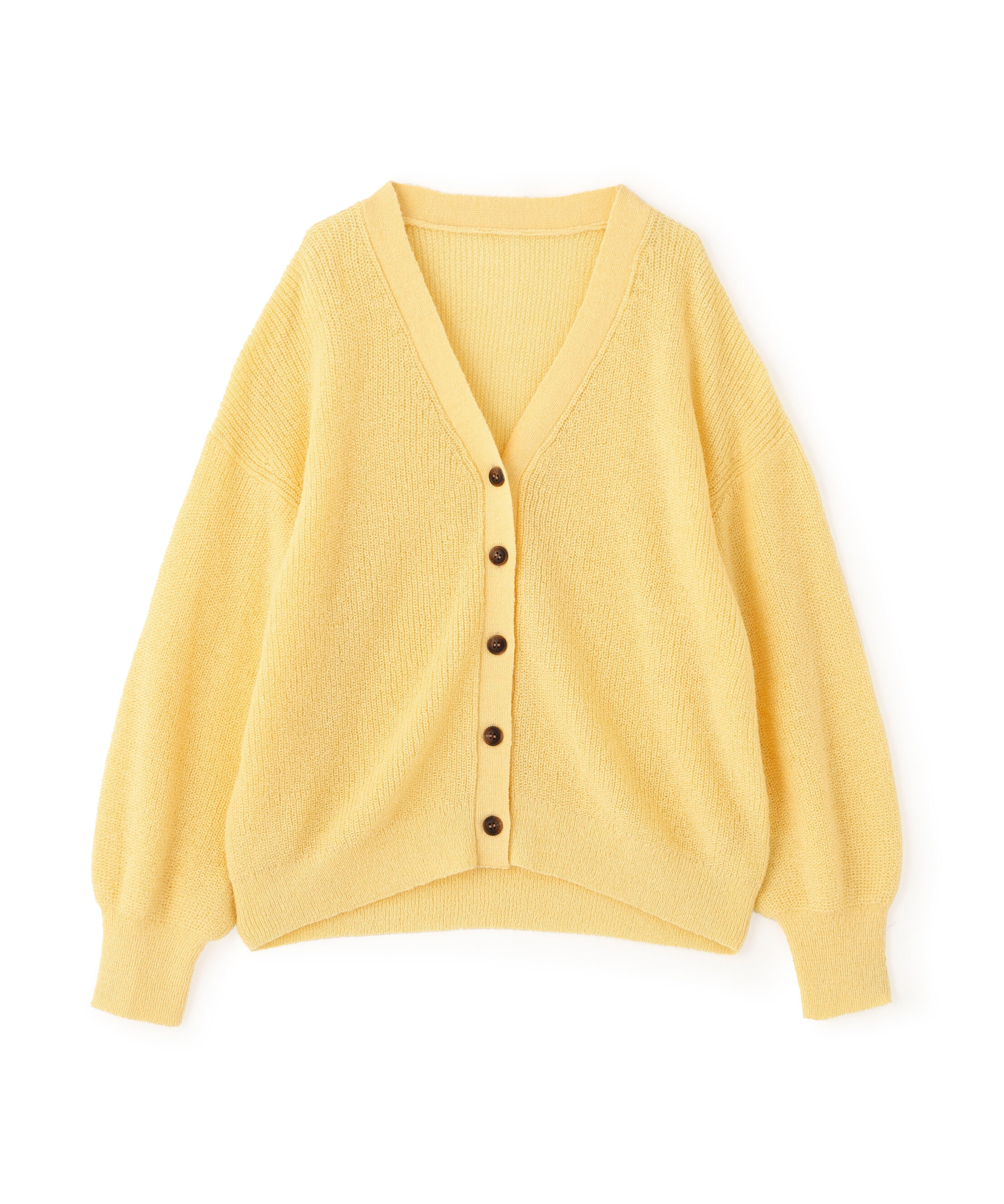  「5GモヘヤタッチVネックカーディガン」|ニット・セーター|