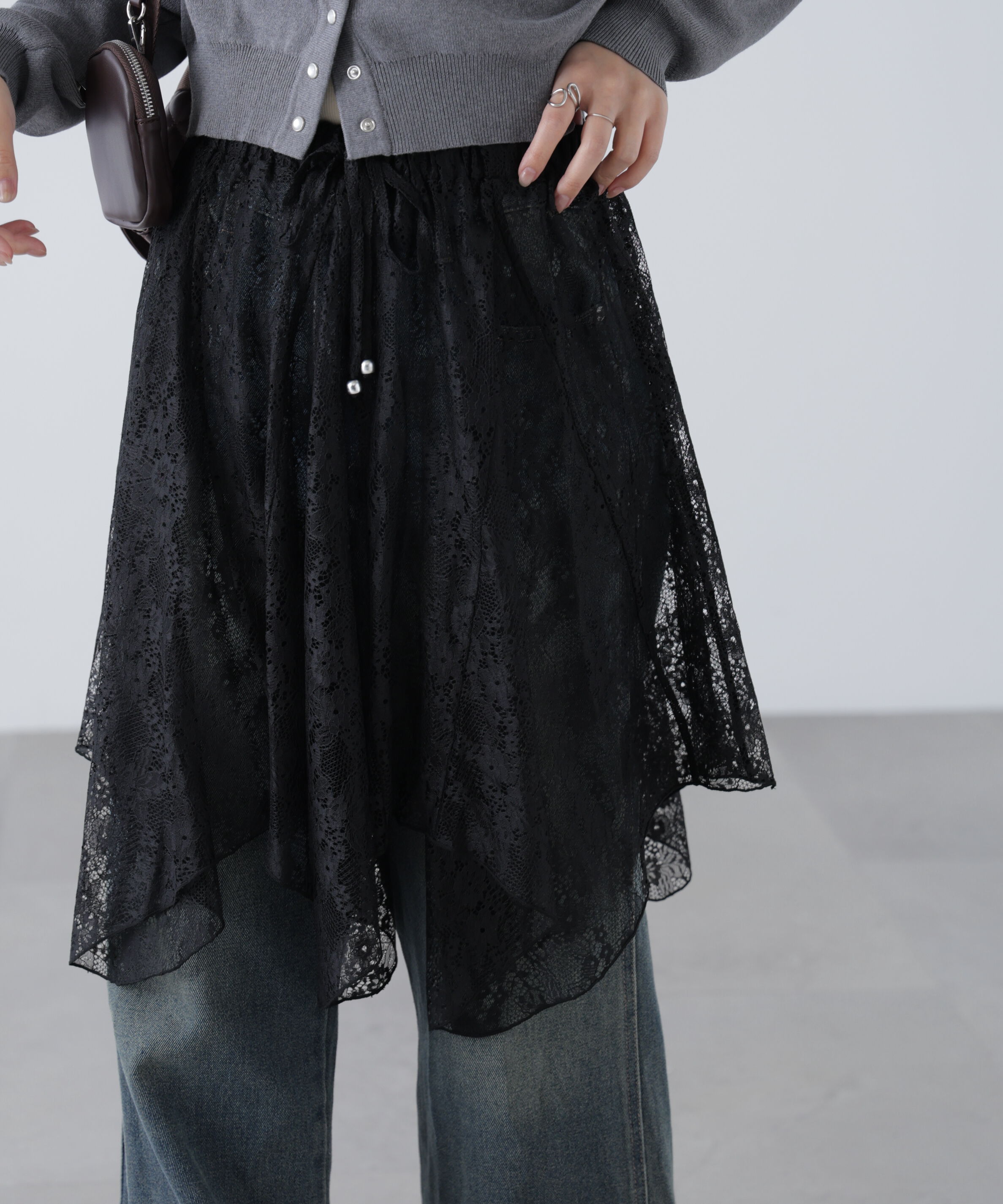  「イレヘムシアーレースミディスカート」|スカート|