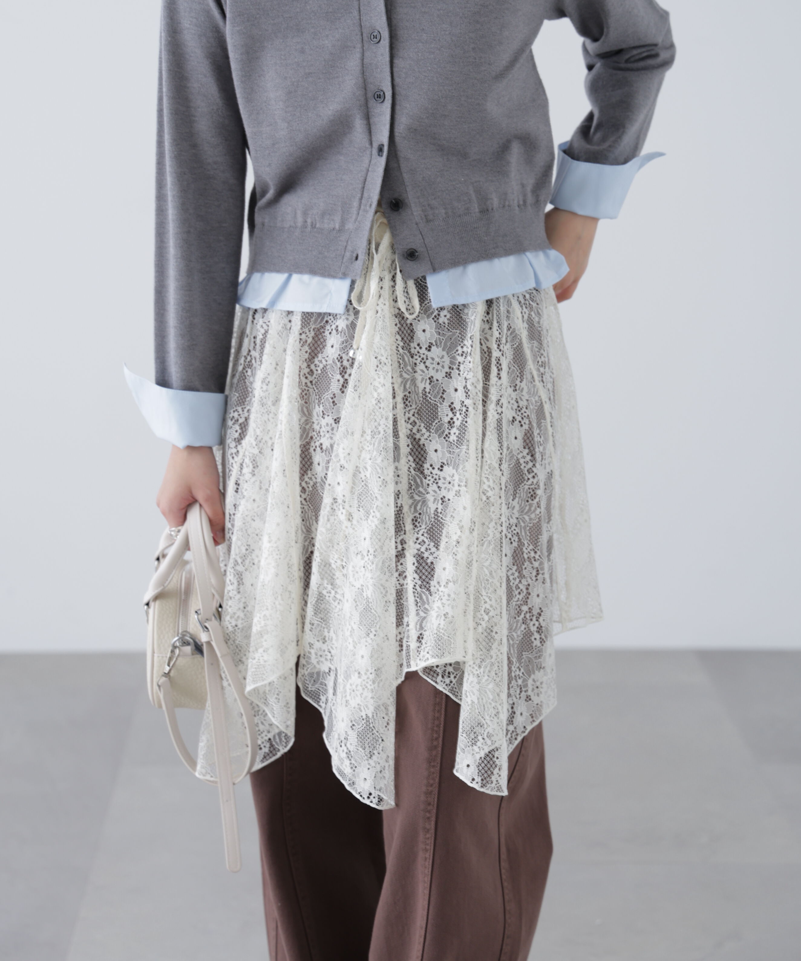  「イレヘムシアーレースミディスカート」|スカート|
