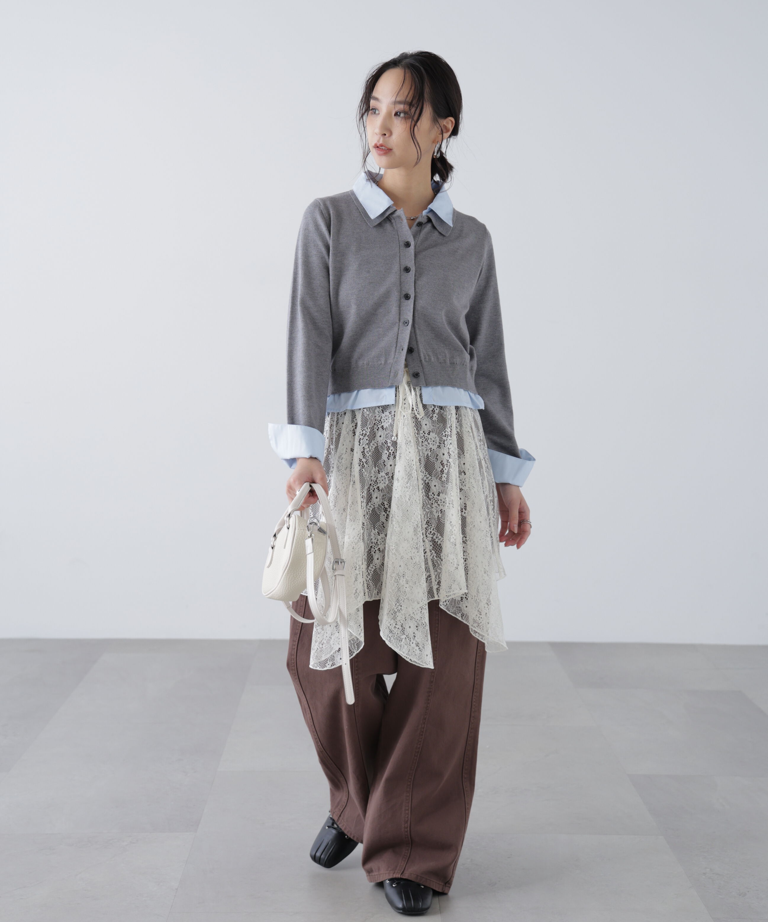  「イレヘムシアーレースミディスカート」|スカート|