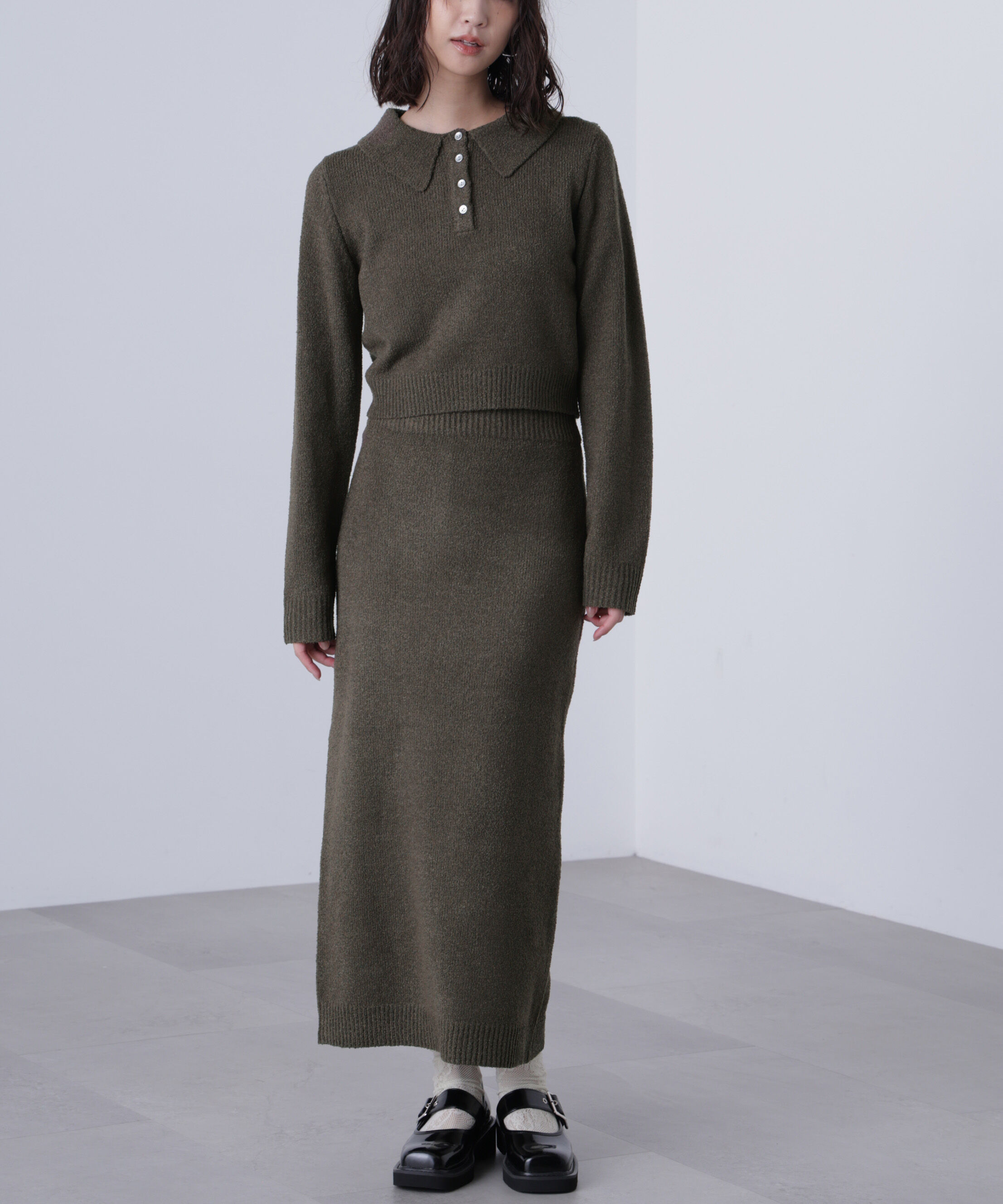  「ポロニットセットアップ」|ワンピース|