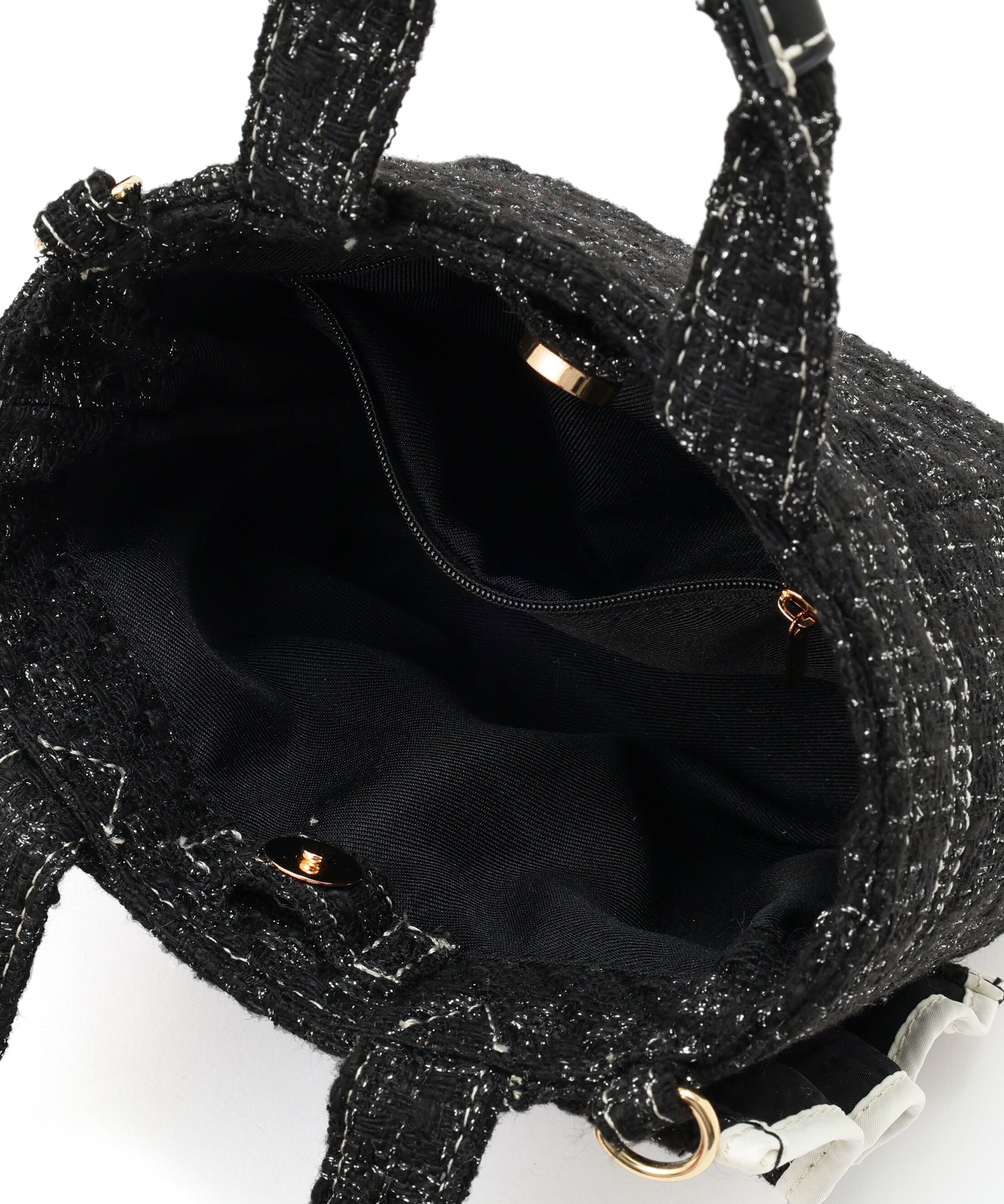  「＜フリルトートミニ＞ツイード」|その他|