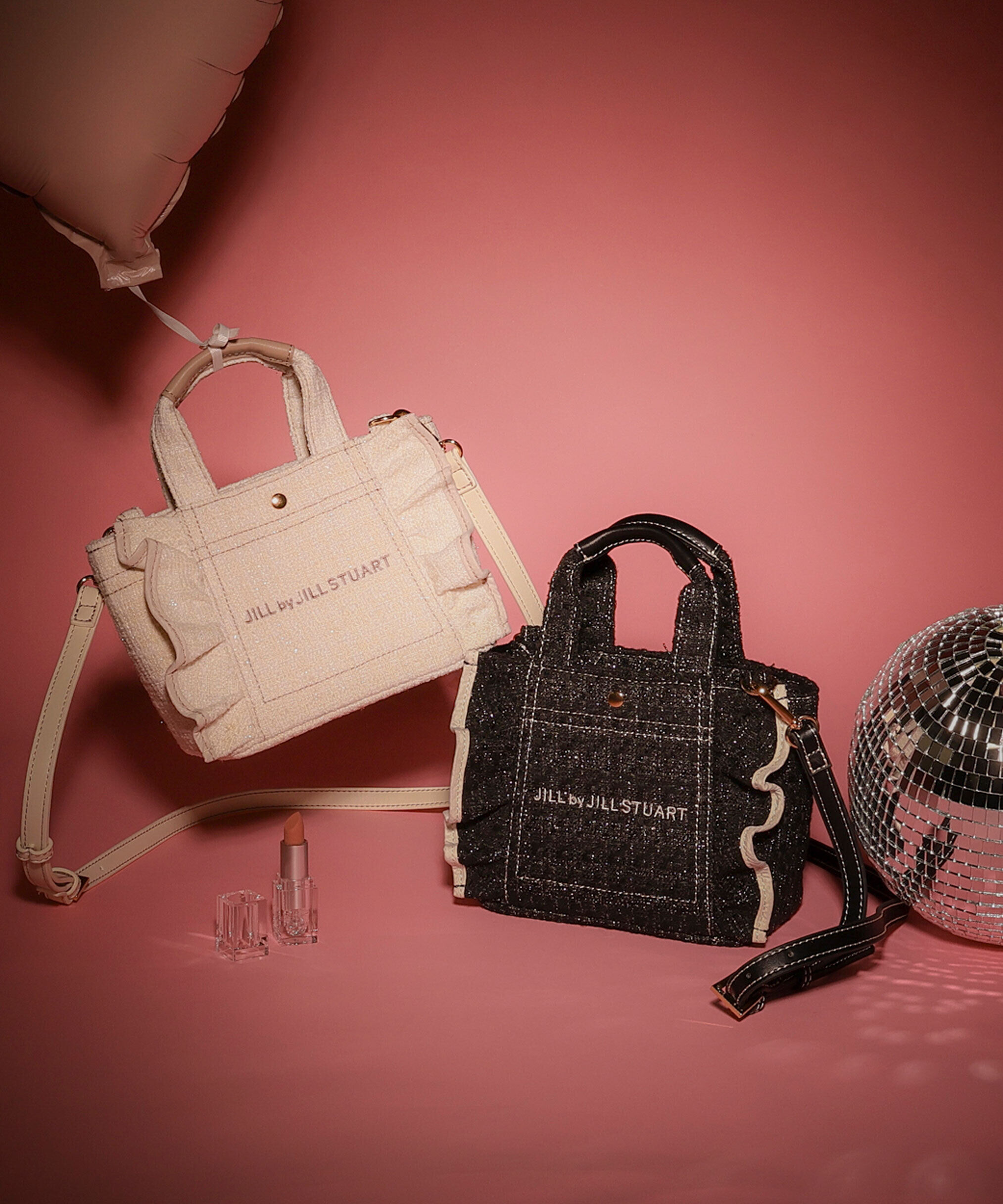  「＜フリルトートミニ＞ツイード」|その他|