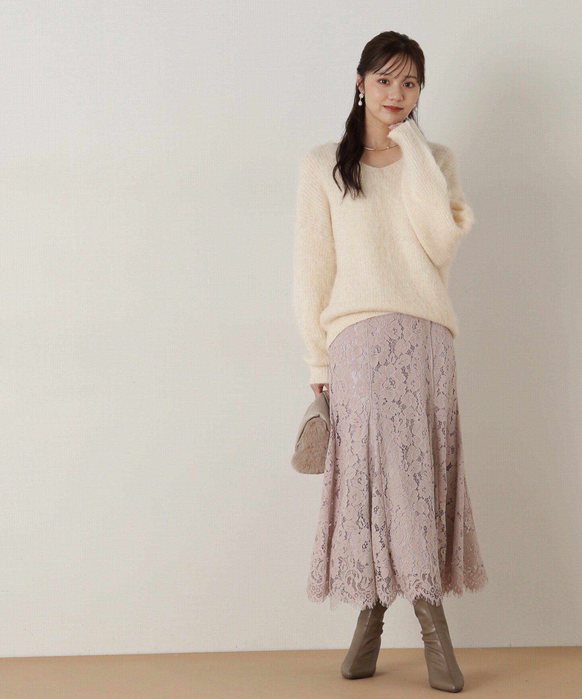 PROPORTION BODY DRESSING「コードレースマーメイドスカート」|スカート|