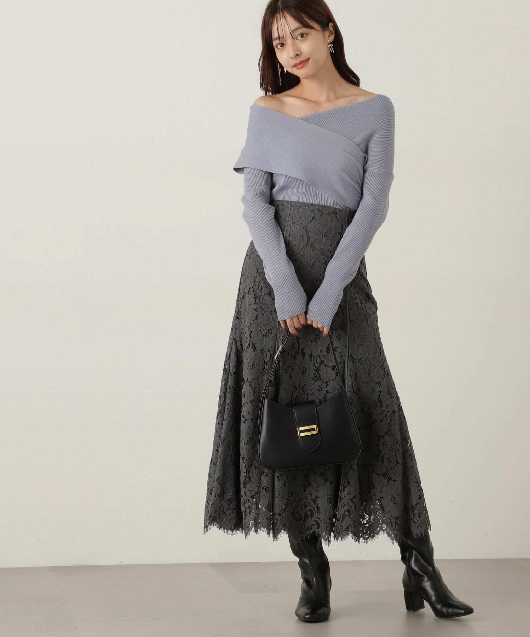 PROPORTION BODY DRESSING「コードレースマーメイドスカート」|スカート|