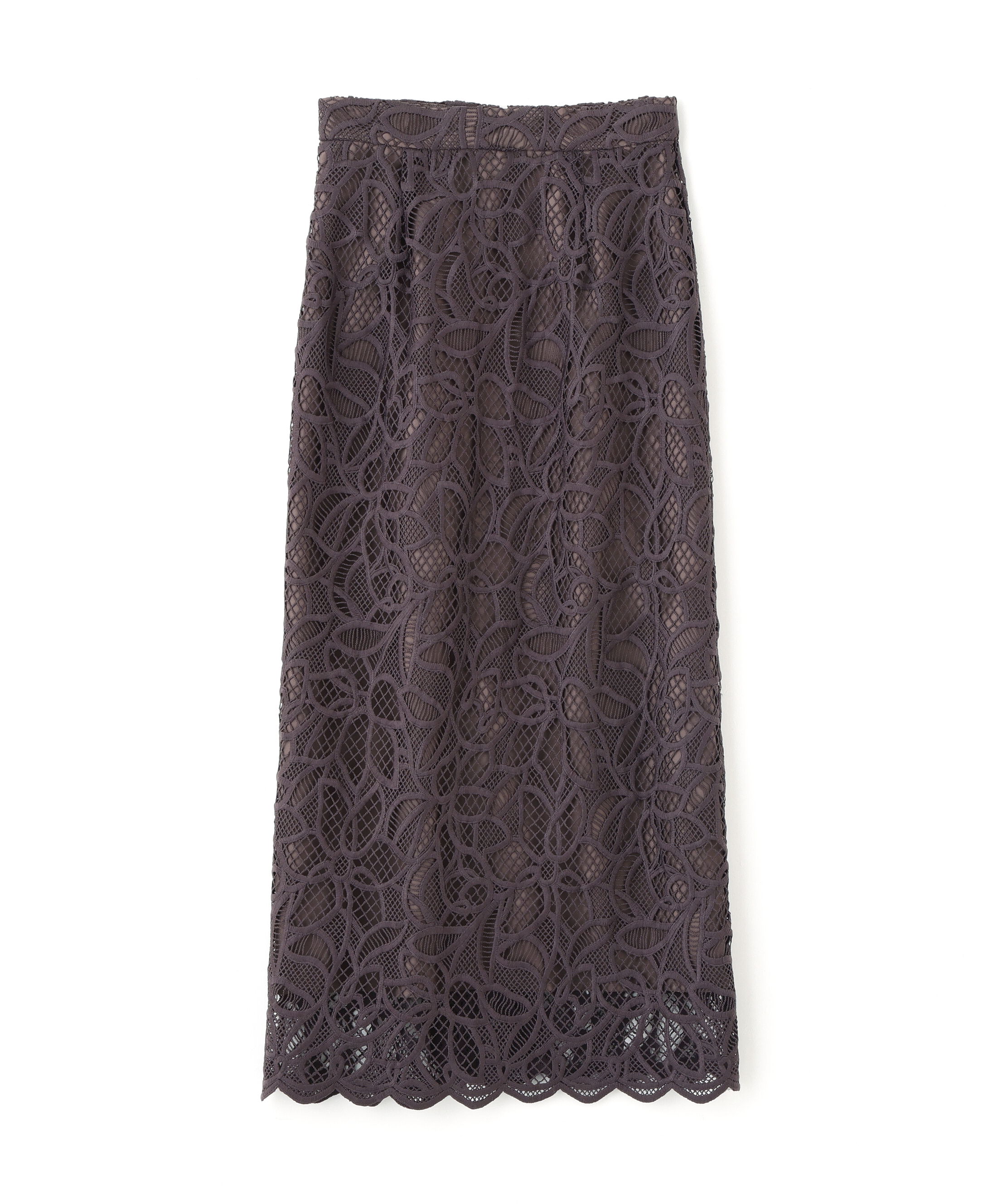 PROPORTION BODY DRESSING「ケミカルレースナロースカート 25AW」|スカート|