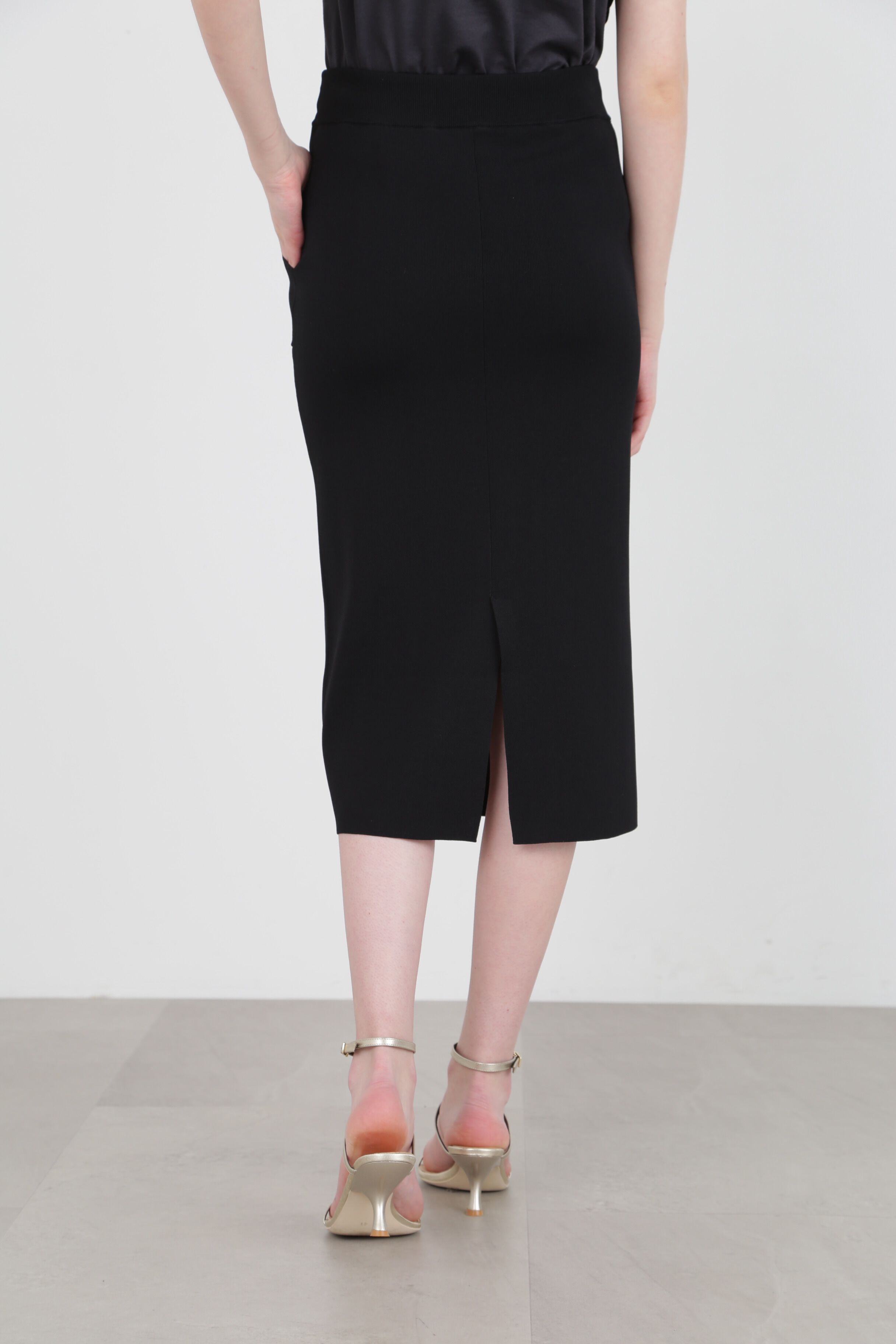  「◆パッチポケットニットタイトスカート」|スカート|