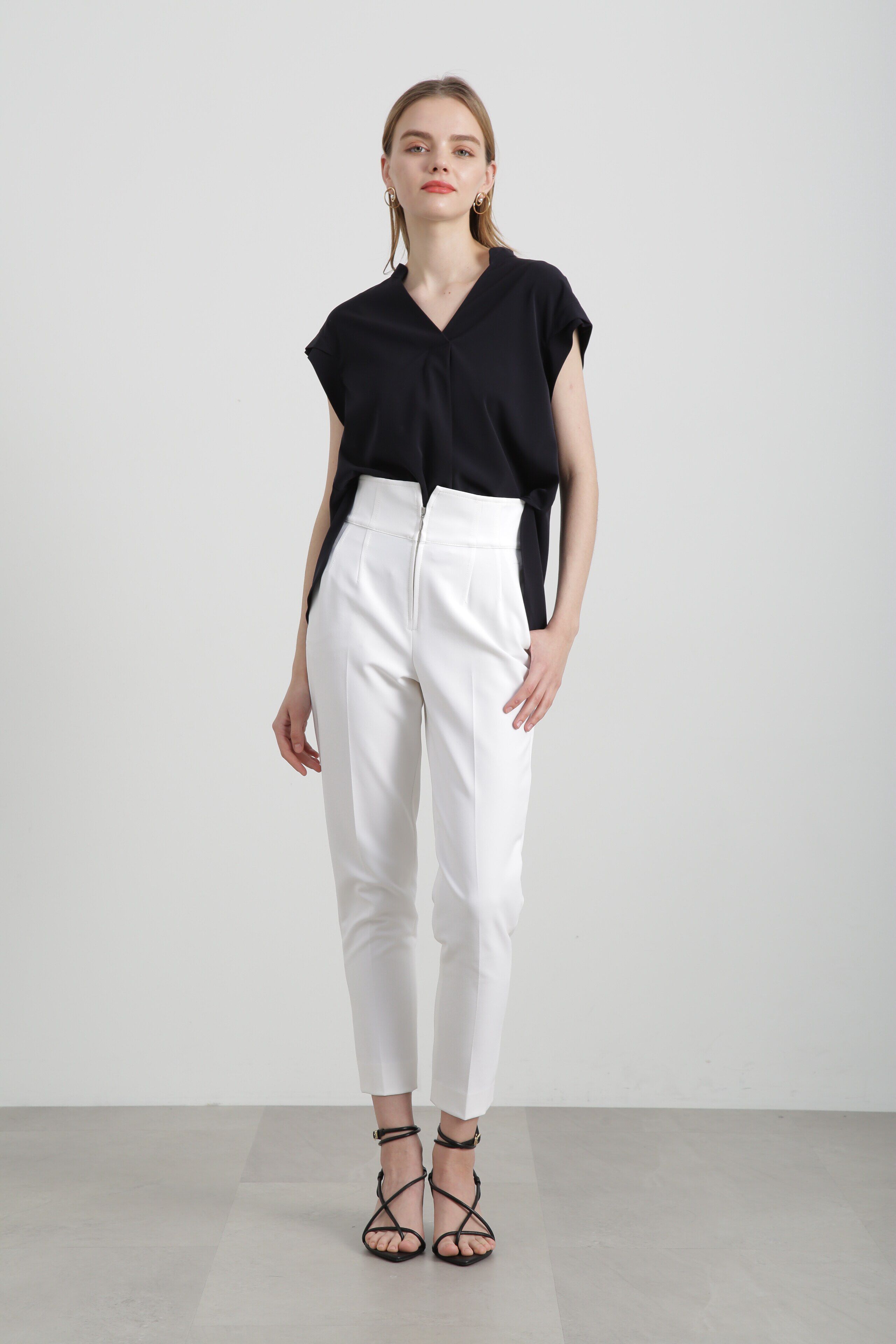  「◆サイドテープブラウス」|シャツ・ブラウス|