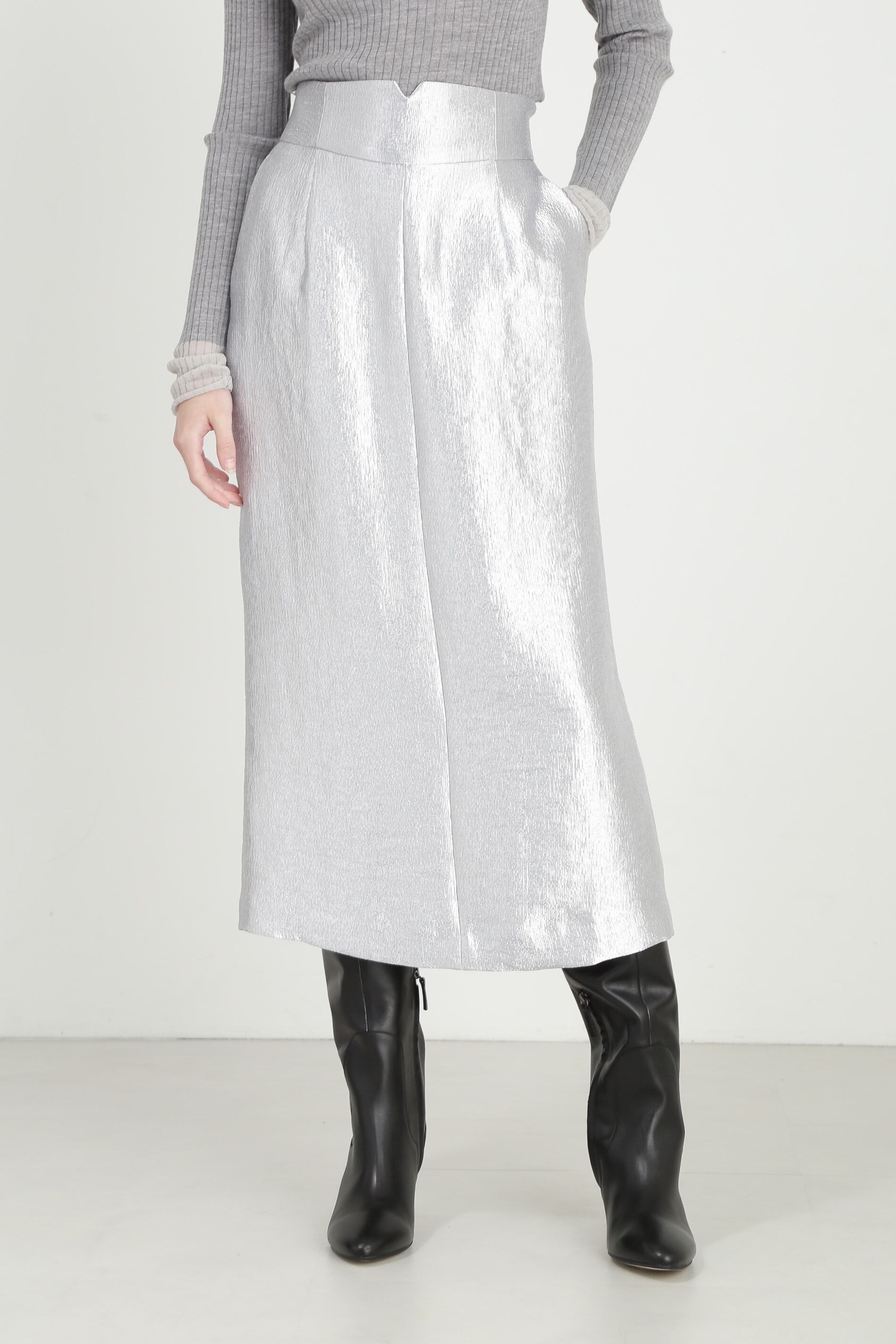  「◆シャイニーブライトスカート」|スカート|シルバー