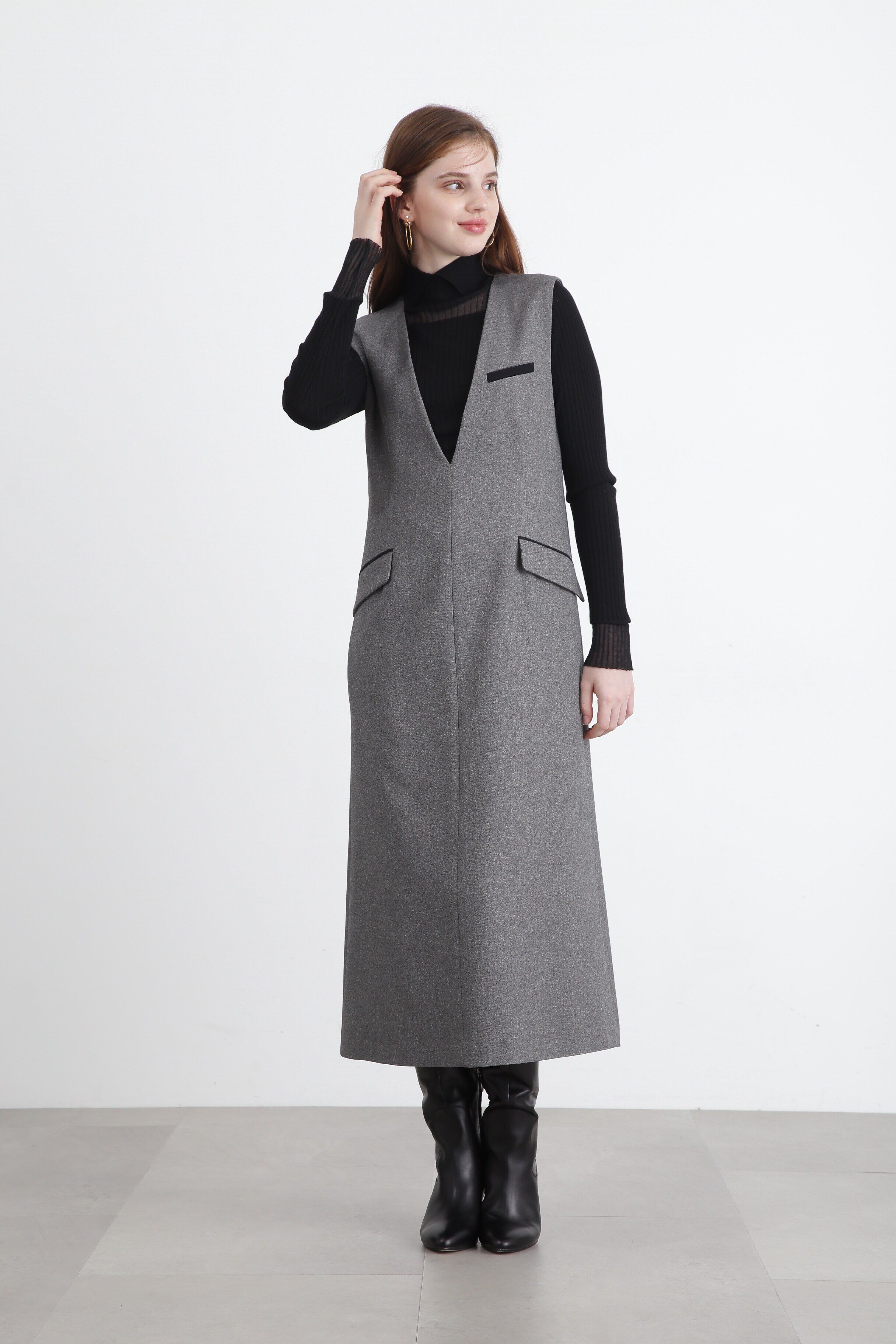  「◆スリットタートルネックニット」|ニット・セーター|