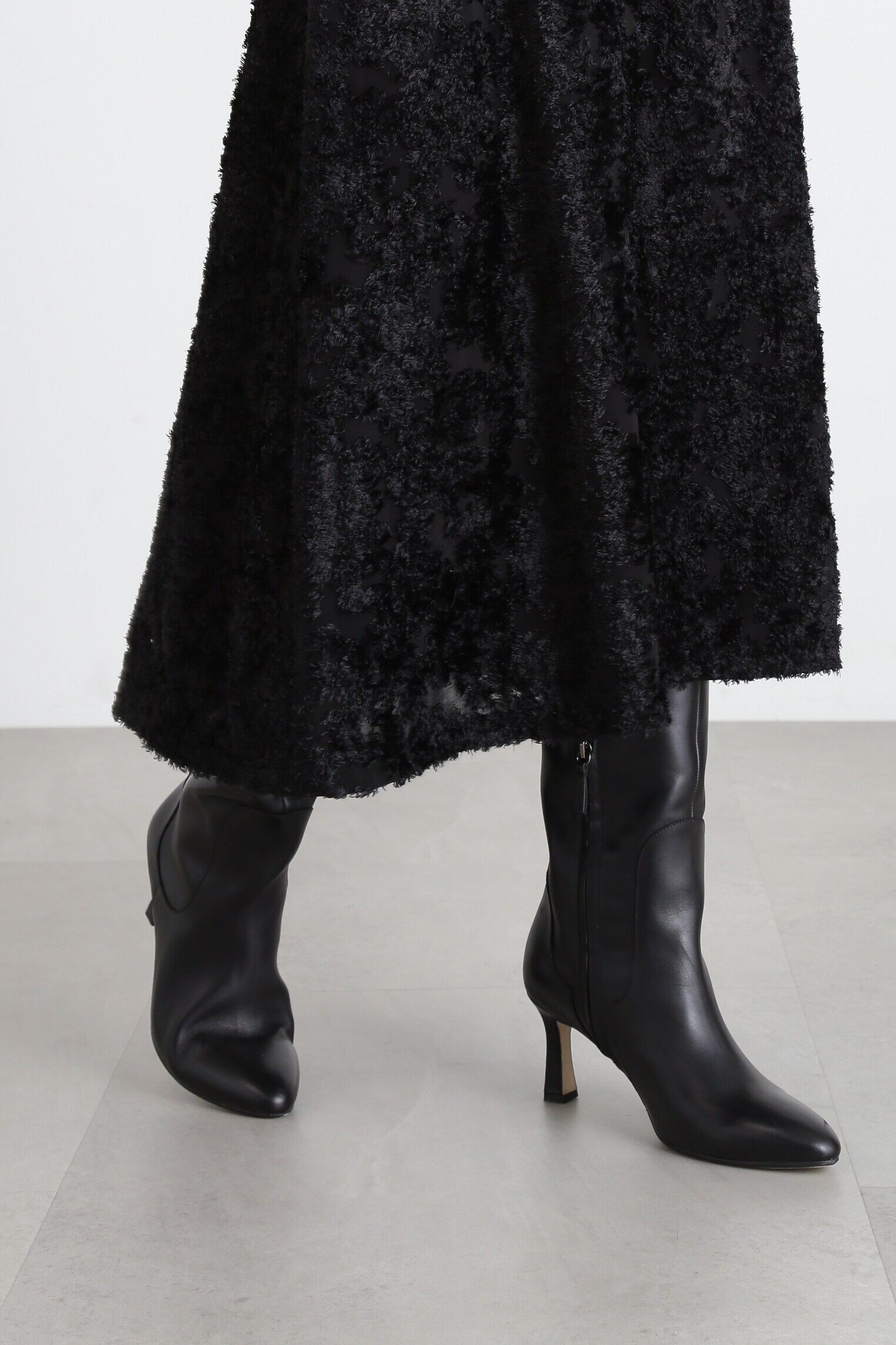  「◆カットジャガードフレアスカート」|スカート|