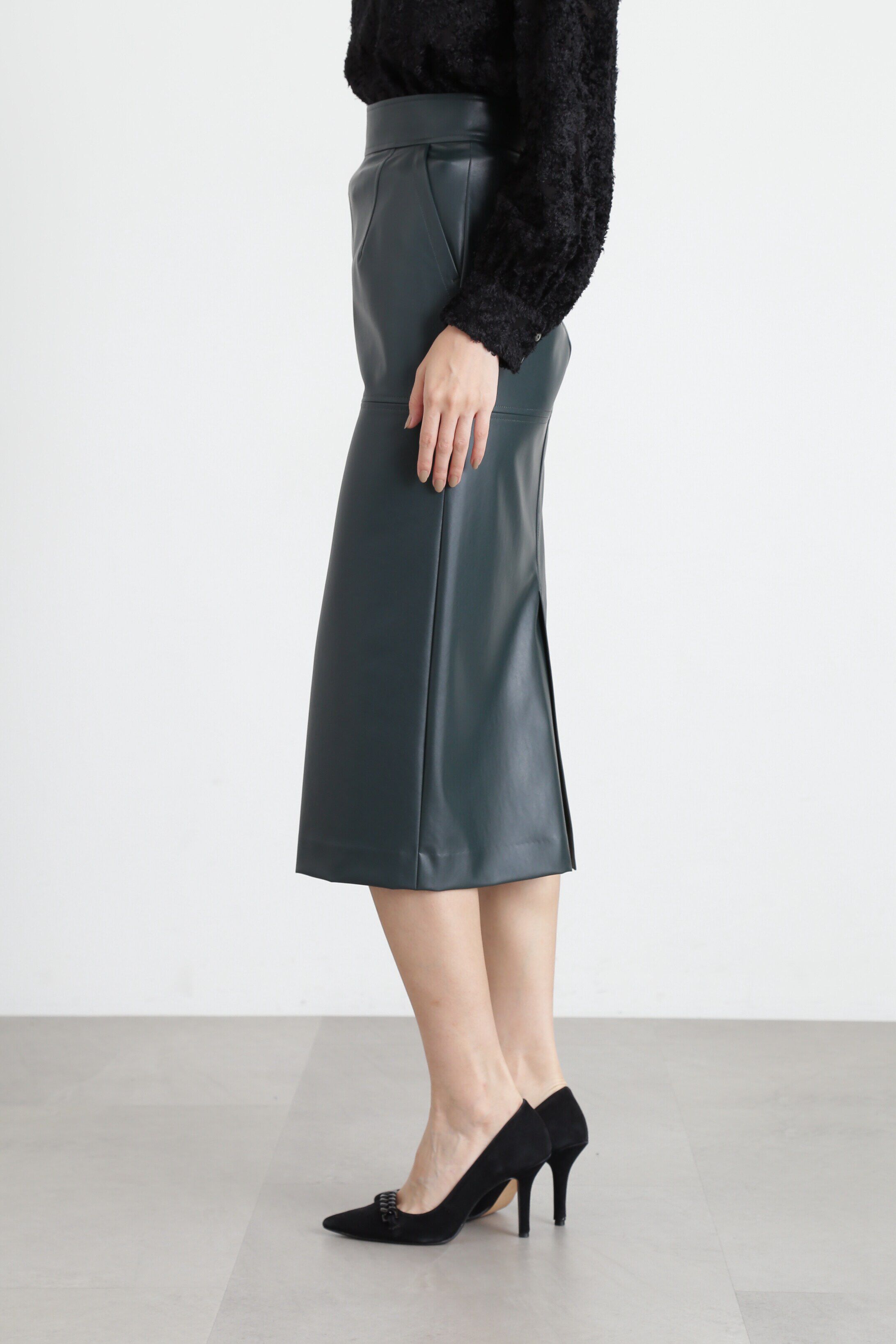  「◆リサイクルカーフィタイトスカート」|スカート|