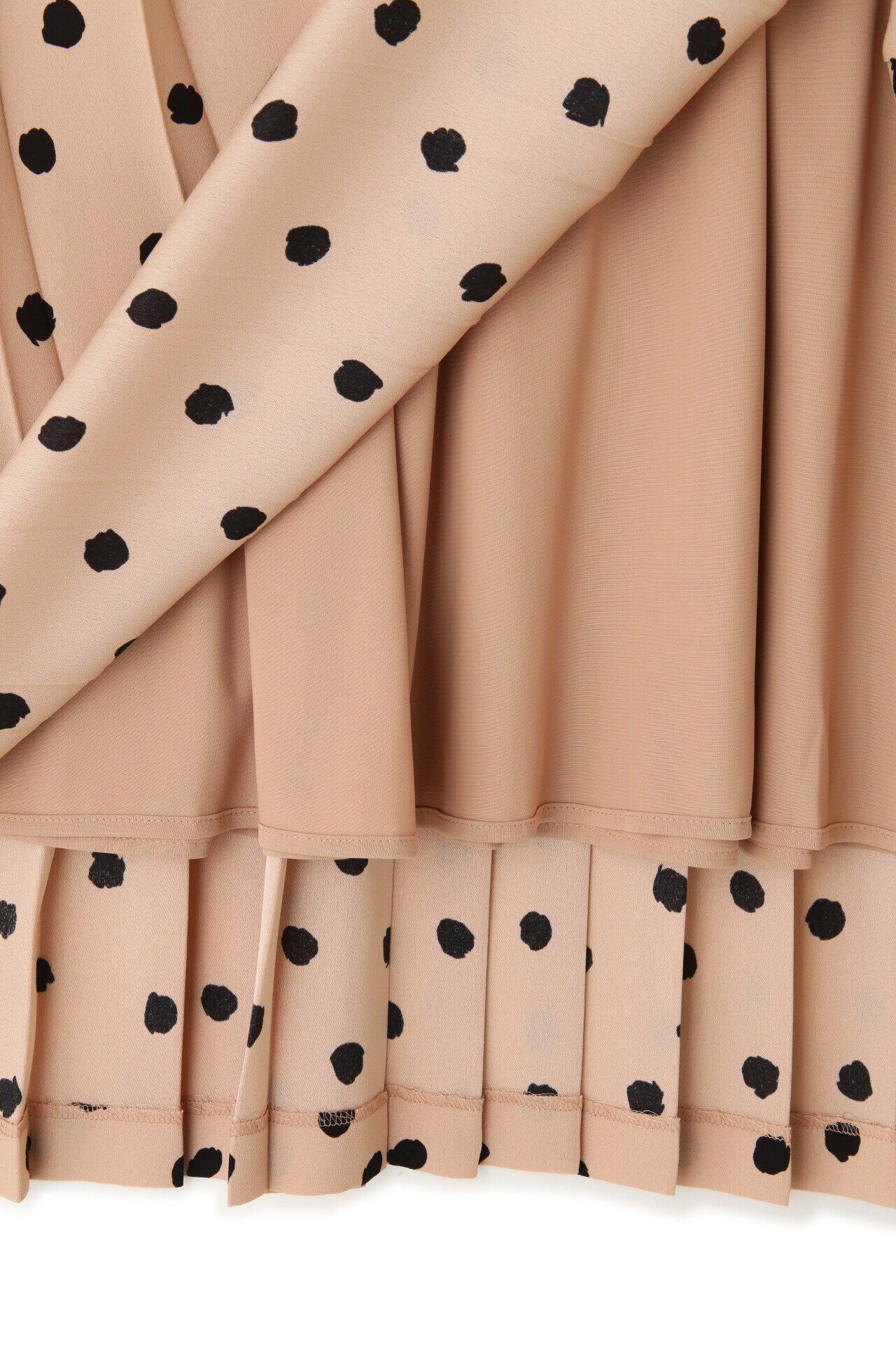  「◆ランダムドットプリーツワンピース」|ワンピース|