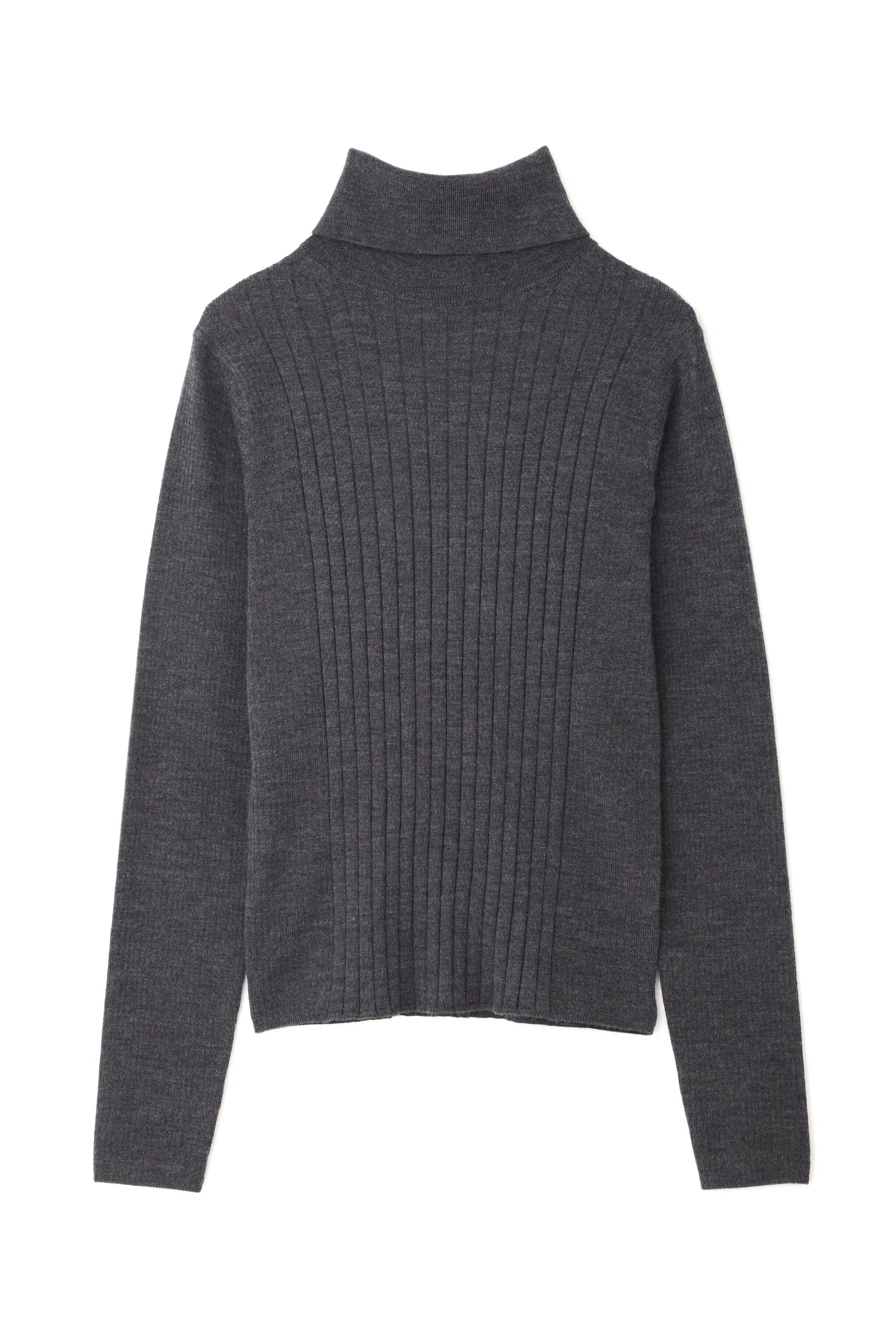  「◆バックボタンリブニットプルオーバー」|ニット・セーター|