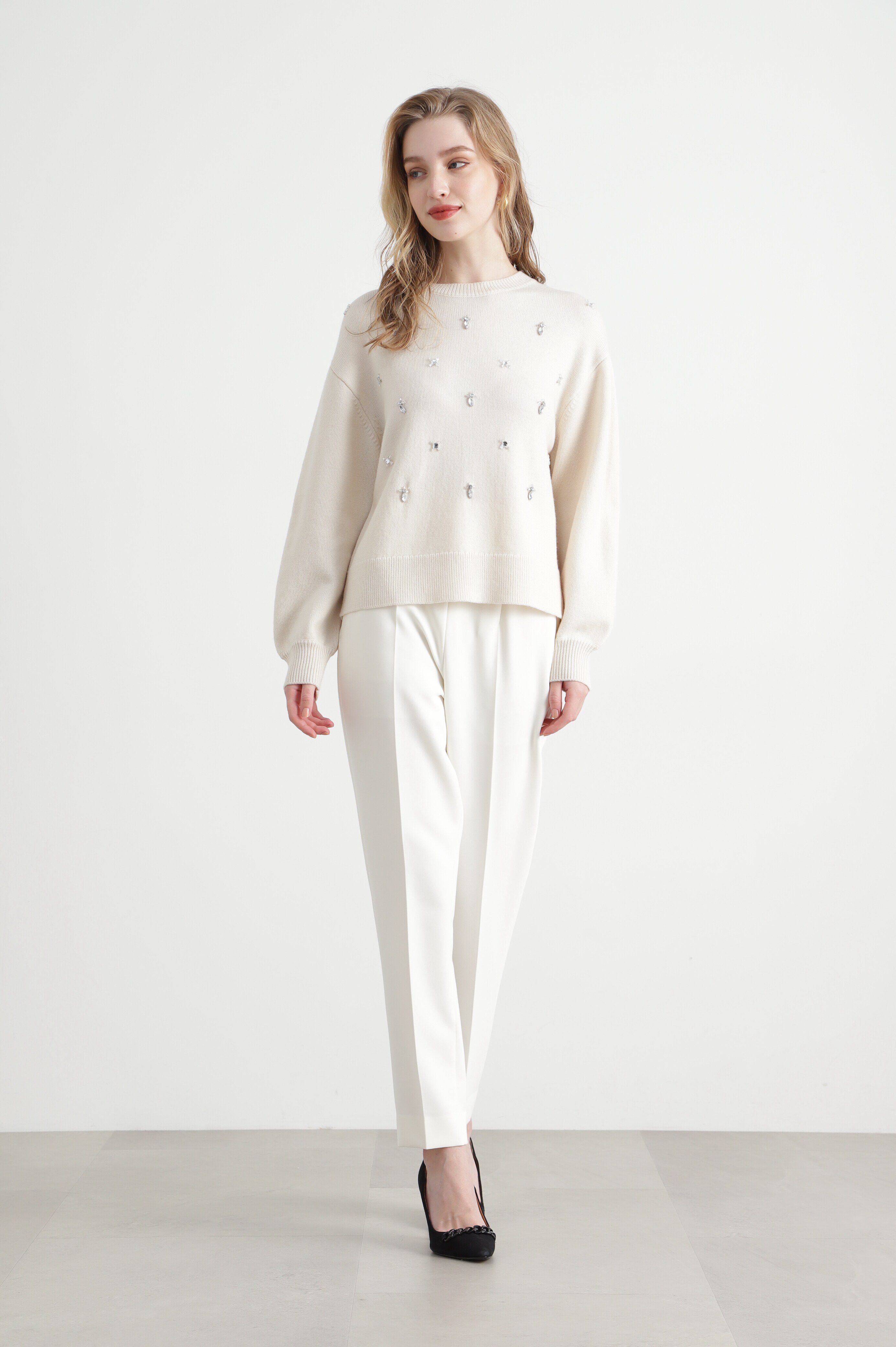  「◆ウエストリボンテーパードパンツ」|その他|