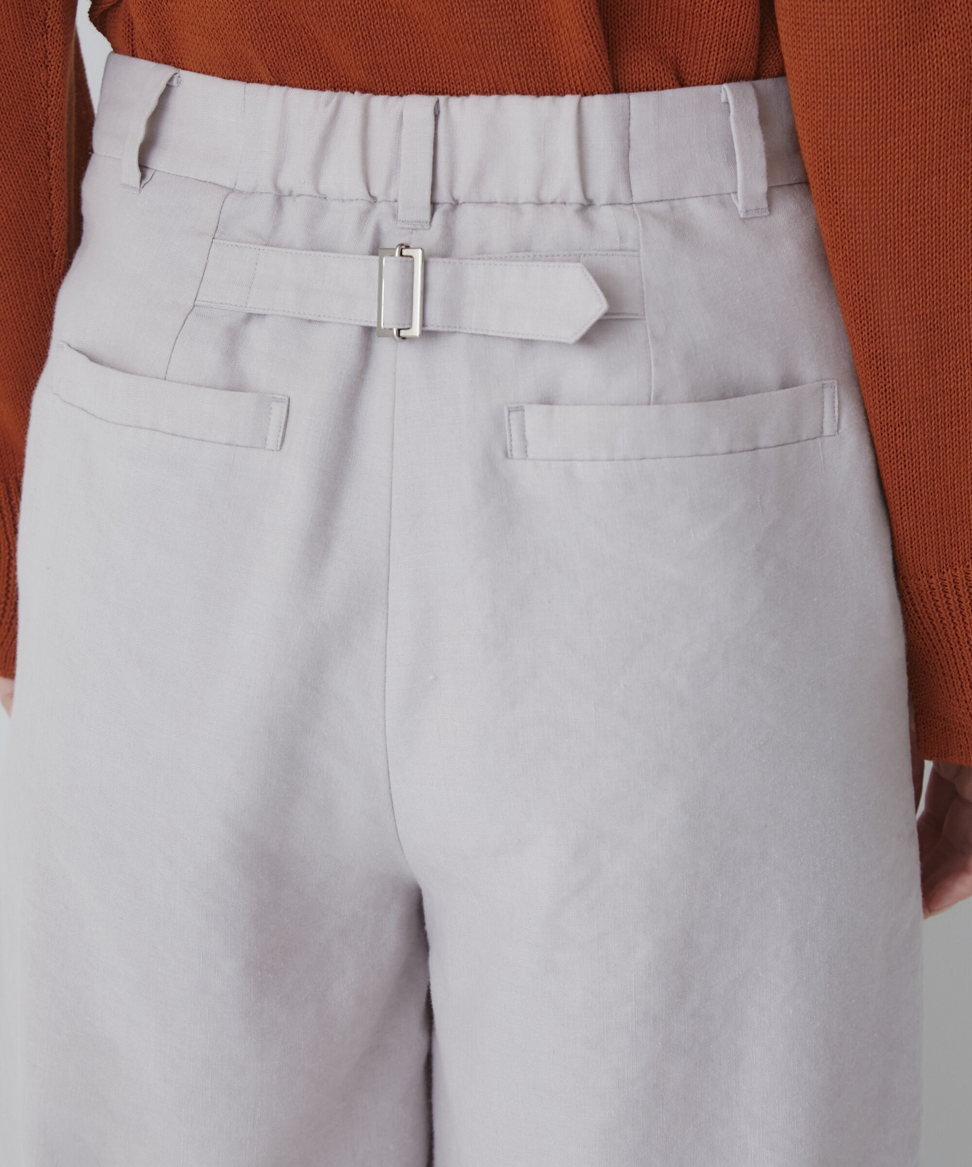  「◆ＰＥレーヨンリネンセミワイドパンツ」|その他|