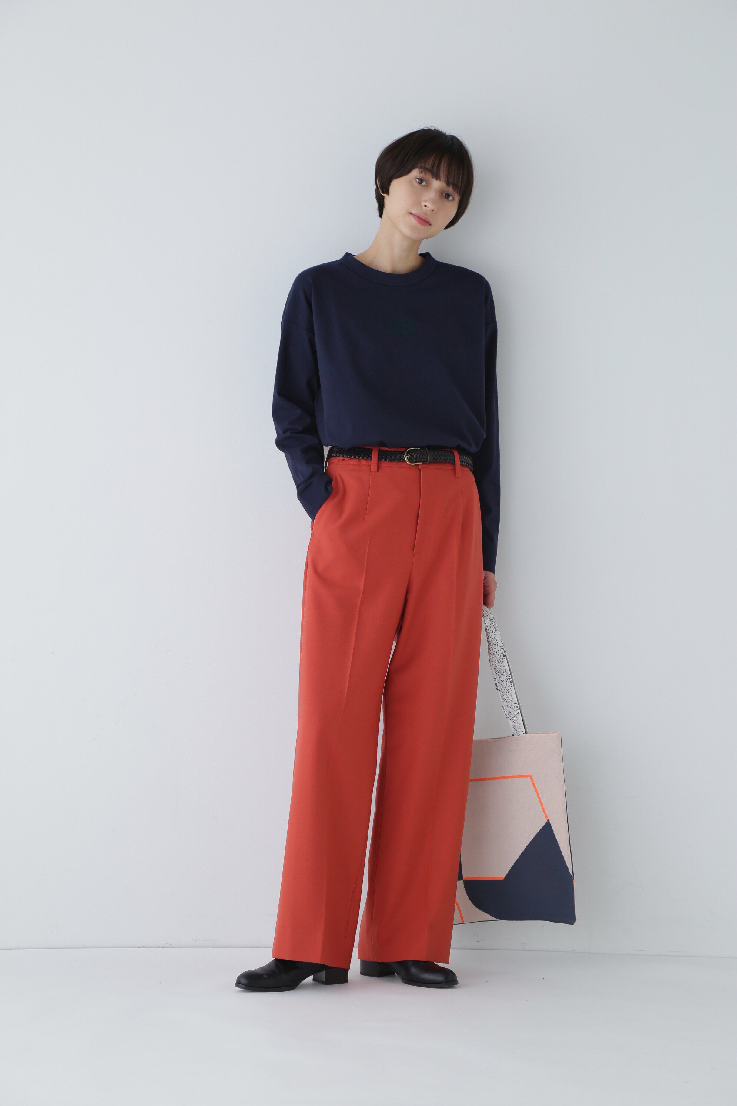  「◆センタープレスセミワイドパンツ」|その他|