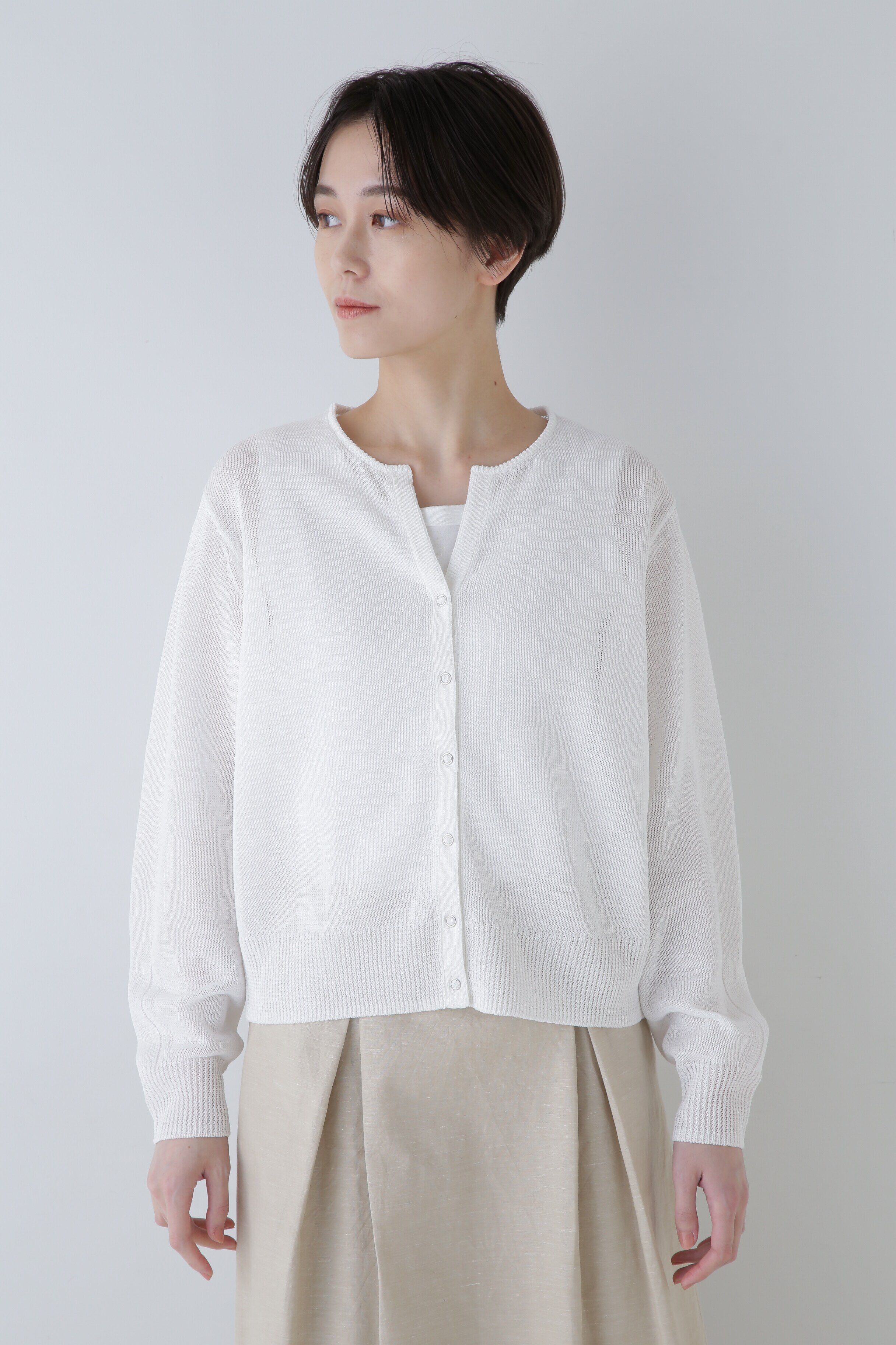  「◆ミドルゲージギマカーディガン」|ニット・セーター|