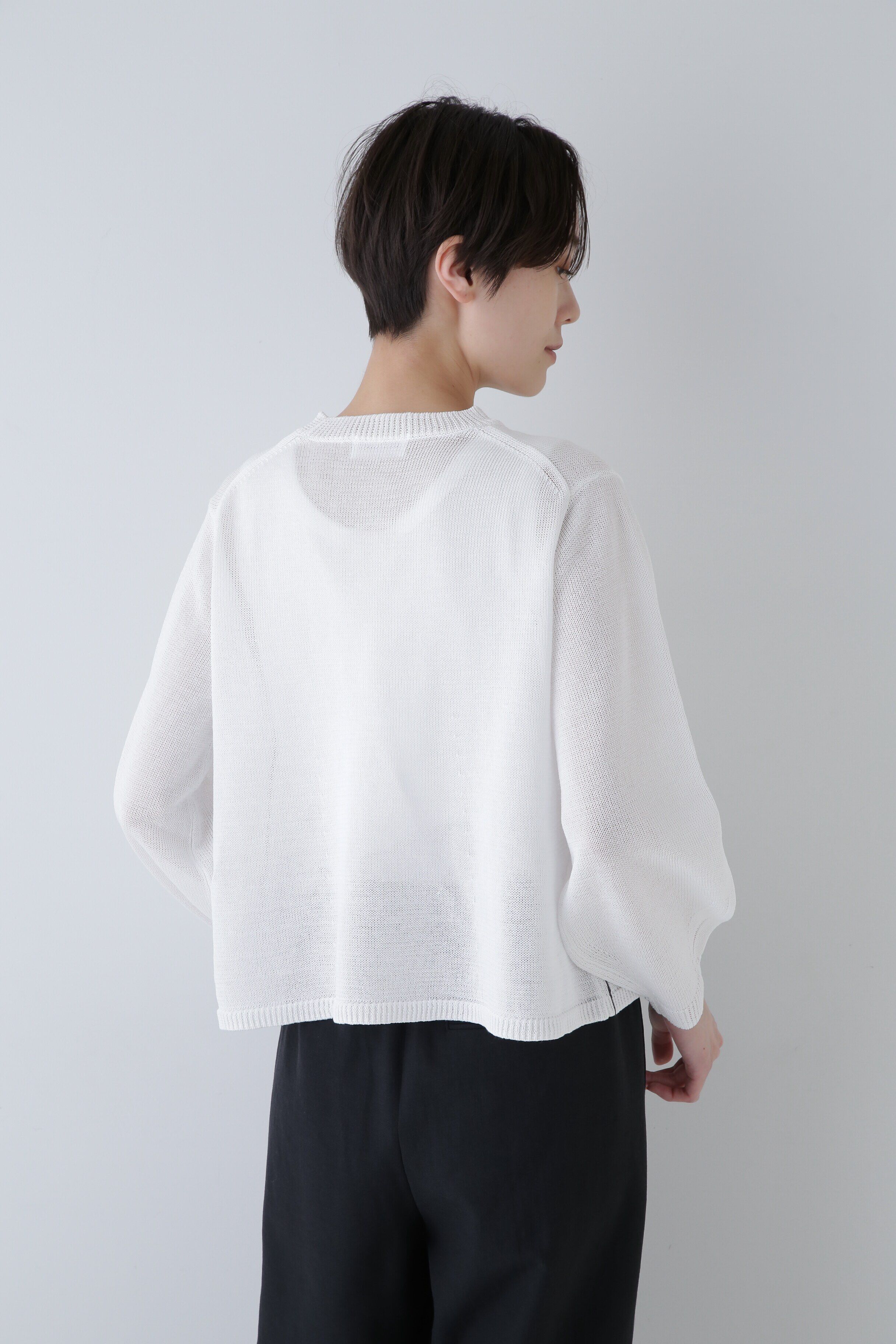  「◆ミドルゲージギマプルオーバー」|ニット・セーター|