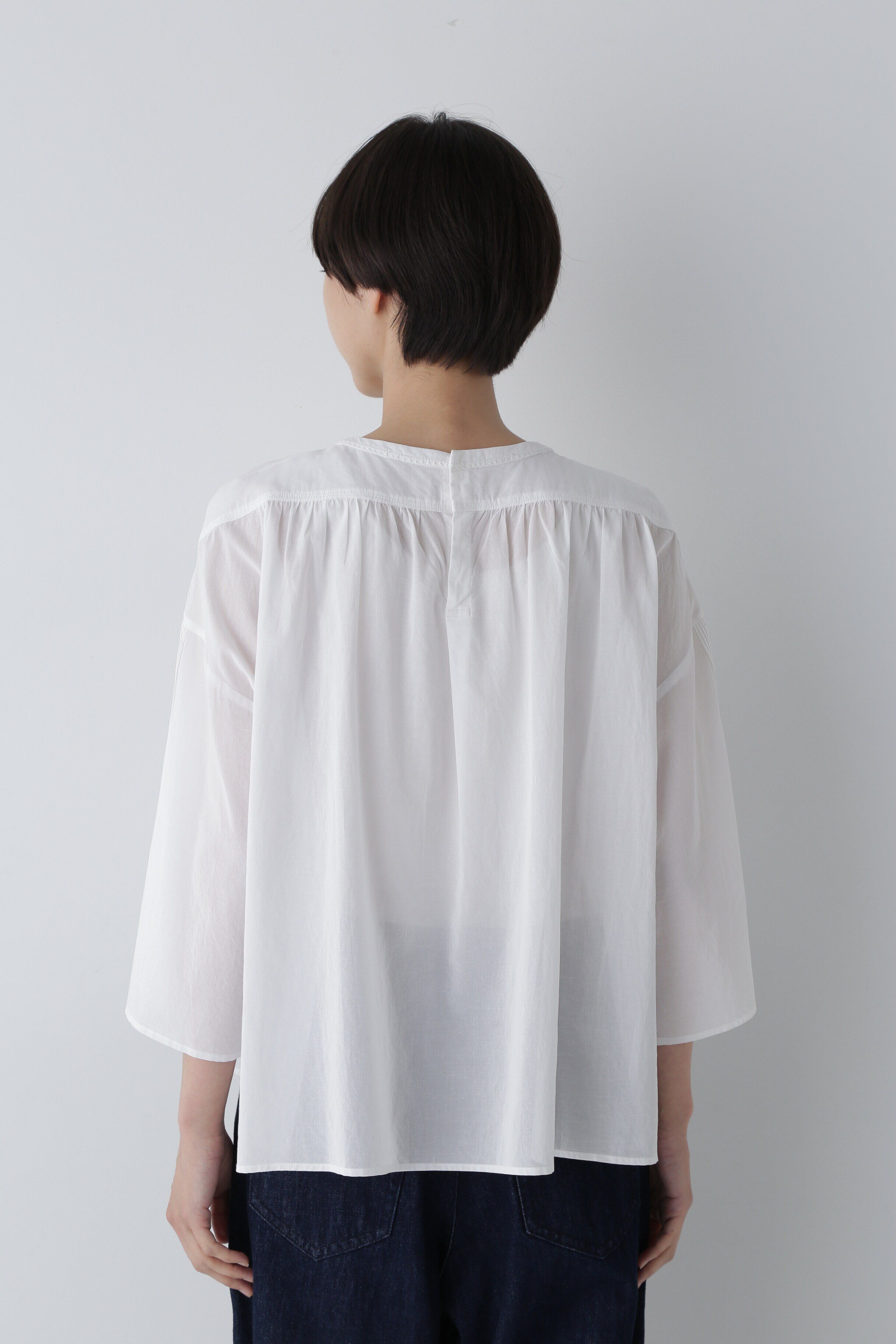  「◆インド刺繍コットンボイルブラウス」|シャツ・ブラウス|