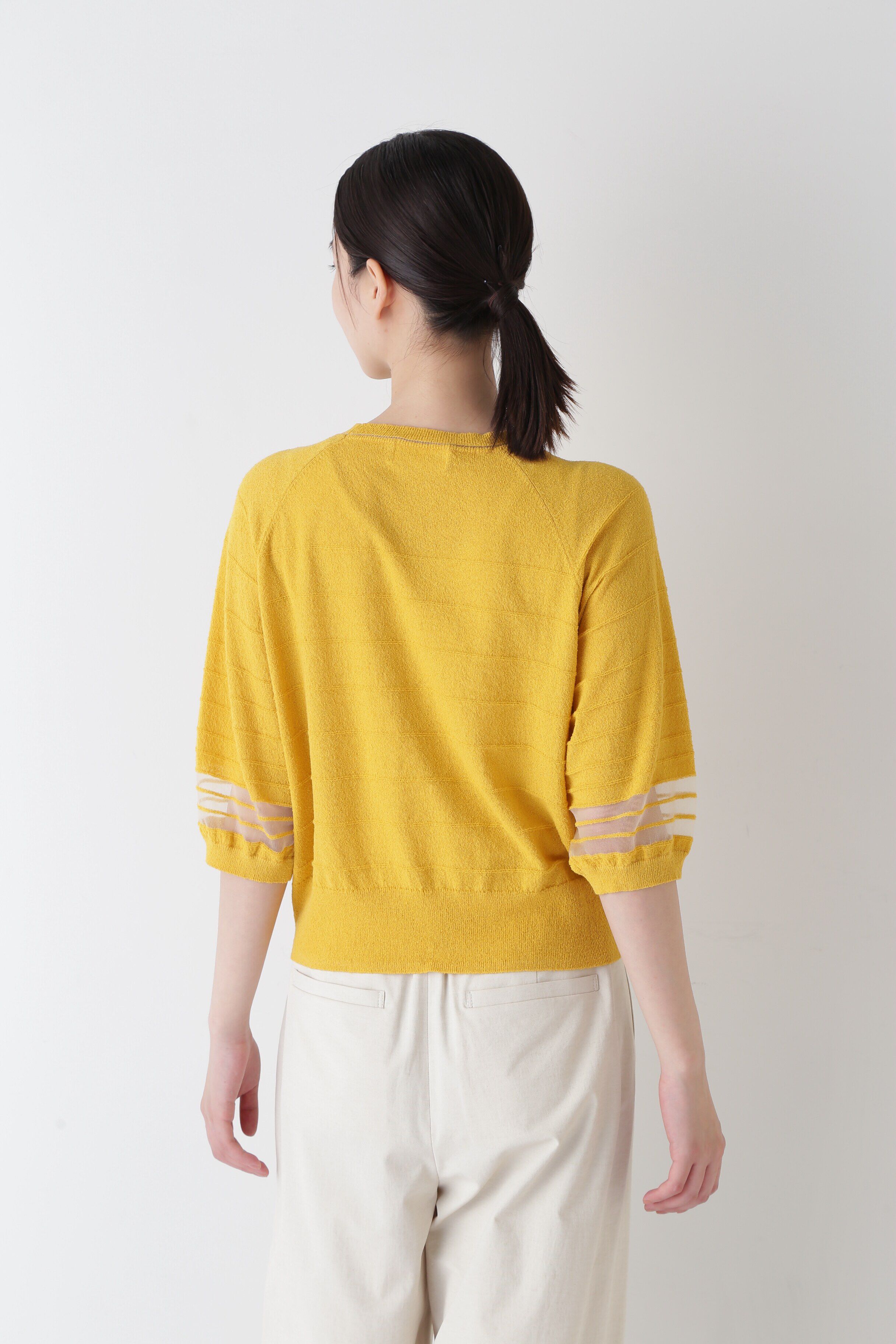  「◆ブークレボーダーニット」|ニット・セーター|