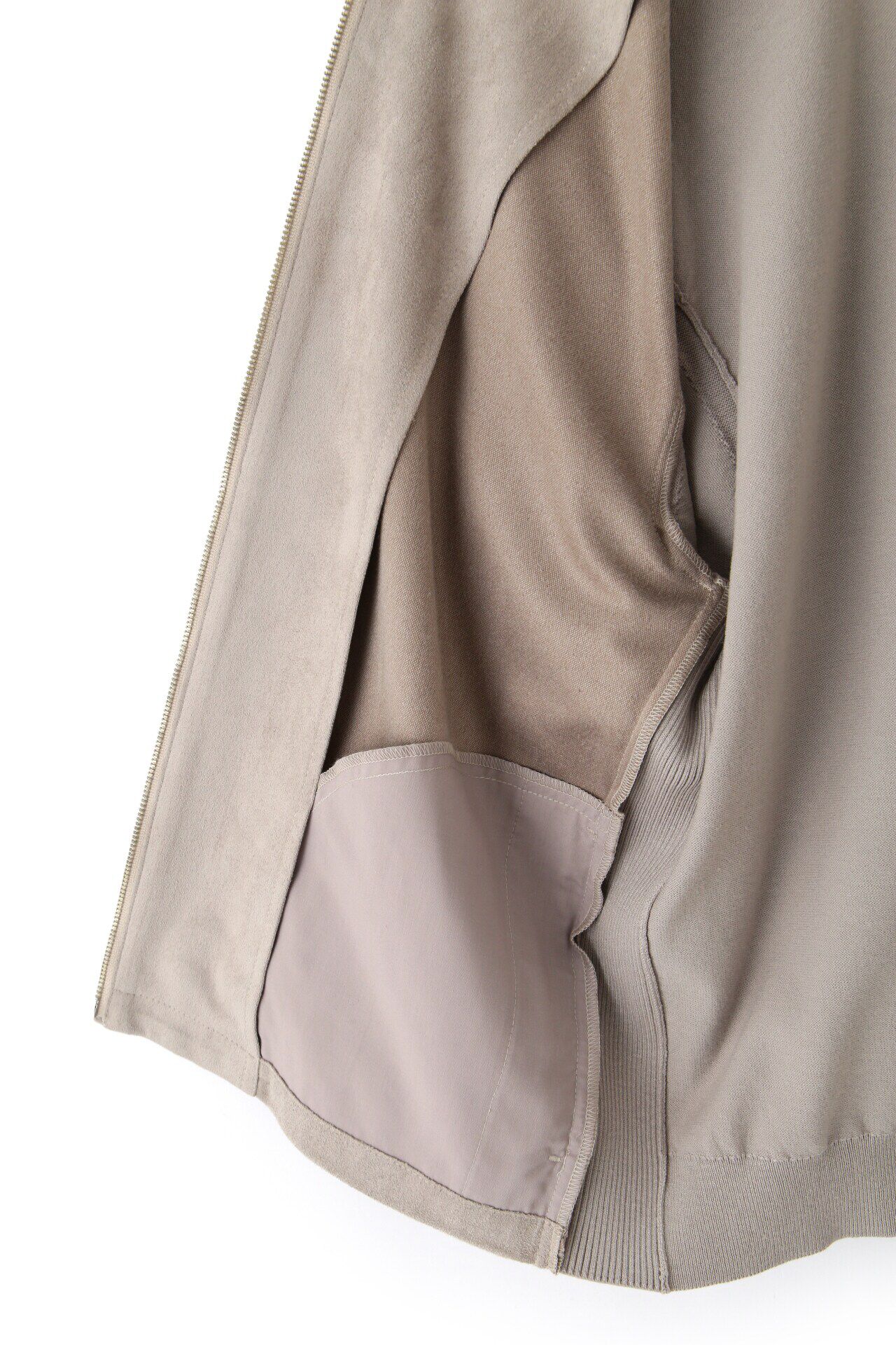  「◆布帛コンビニットブルゾン」|ニット・セーター|