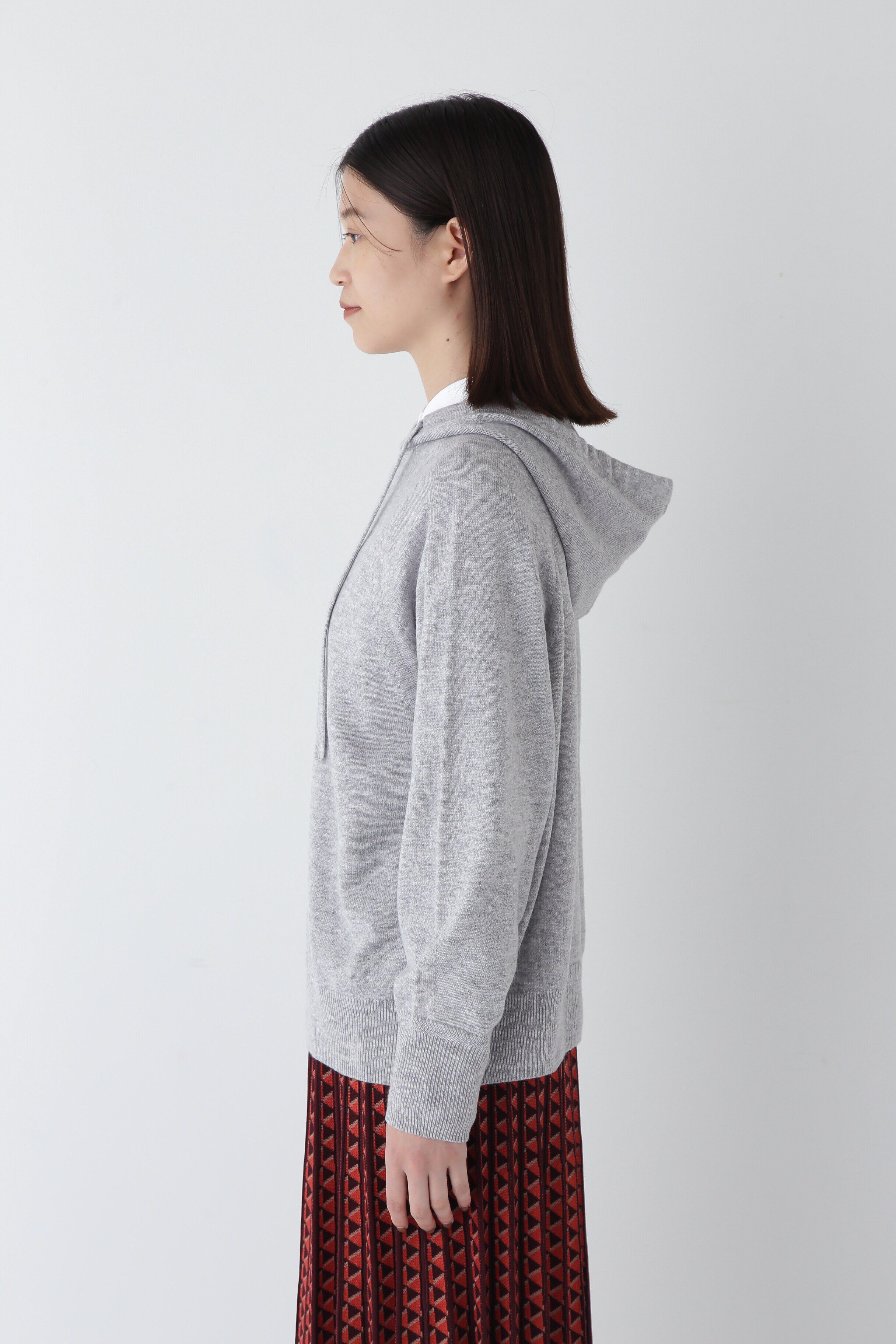  「◆ウールカシミヤフーディニット」|ニット・セーター|