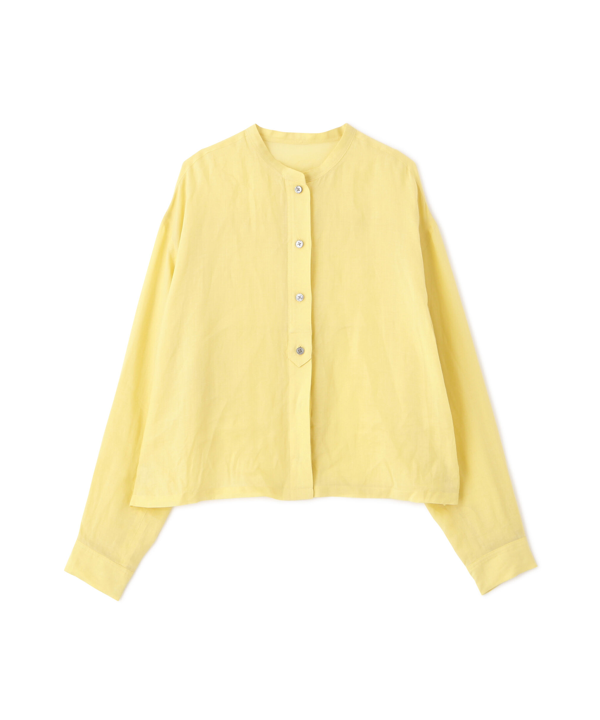  「◆ラミーバンドカラーシャツブラウス」|シャツ・ブラウス|