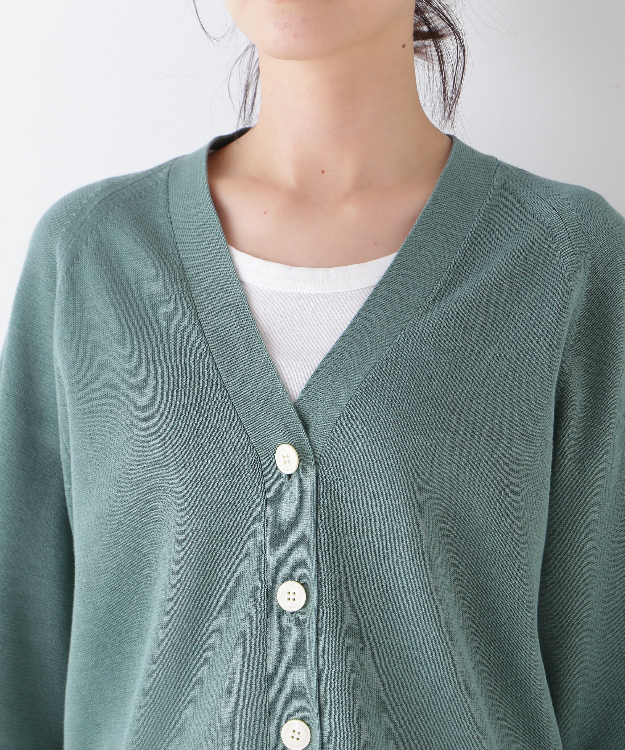  「◆ハイゲージギマラグランＶカーデ」|ニット・セーター|