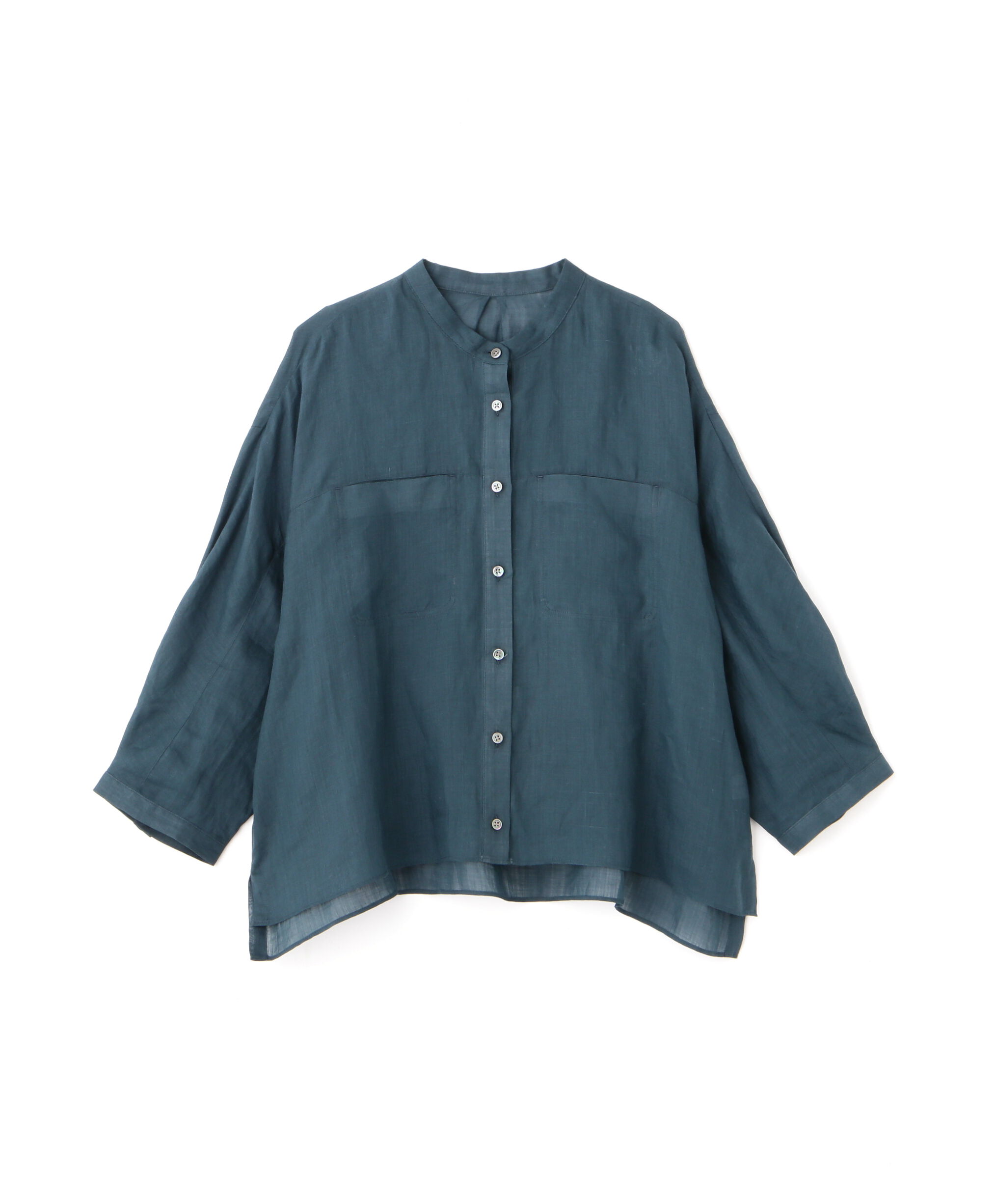  「◆ラミーバンドカラーシャツブラウス」|シャツ・ブラウス|