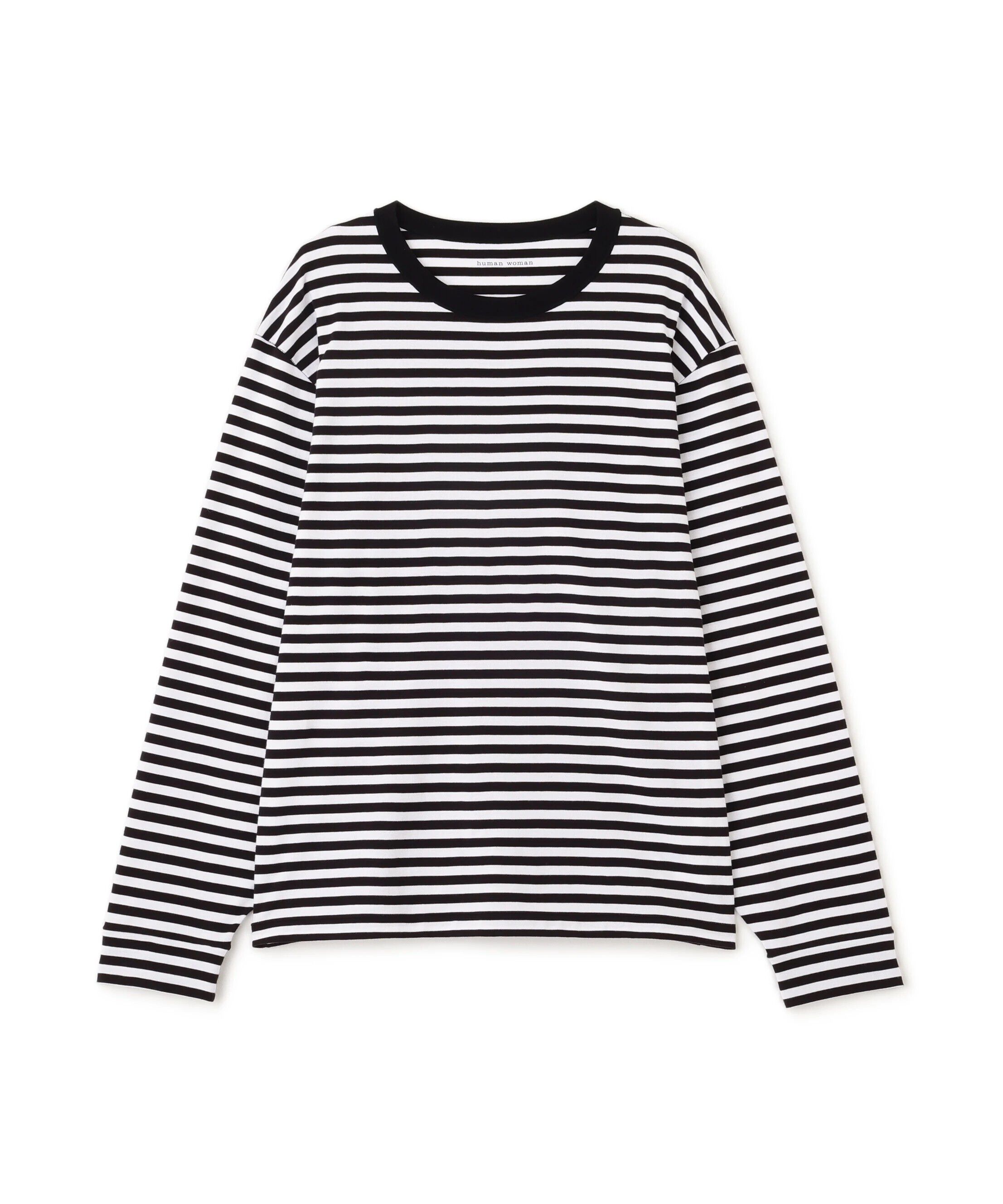  「◆ゼロロックコットンスムースボーダーカットソー」|Tシャツ・カットソー|