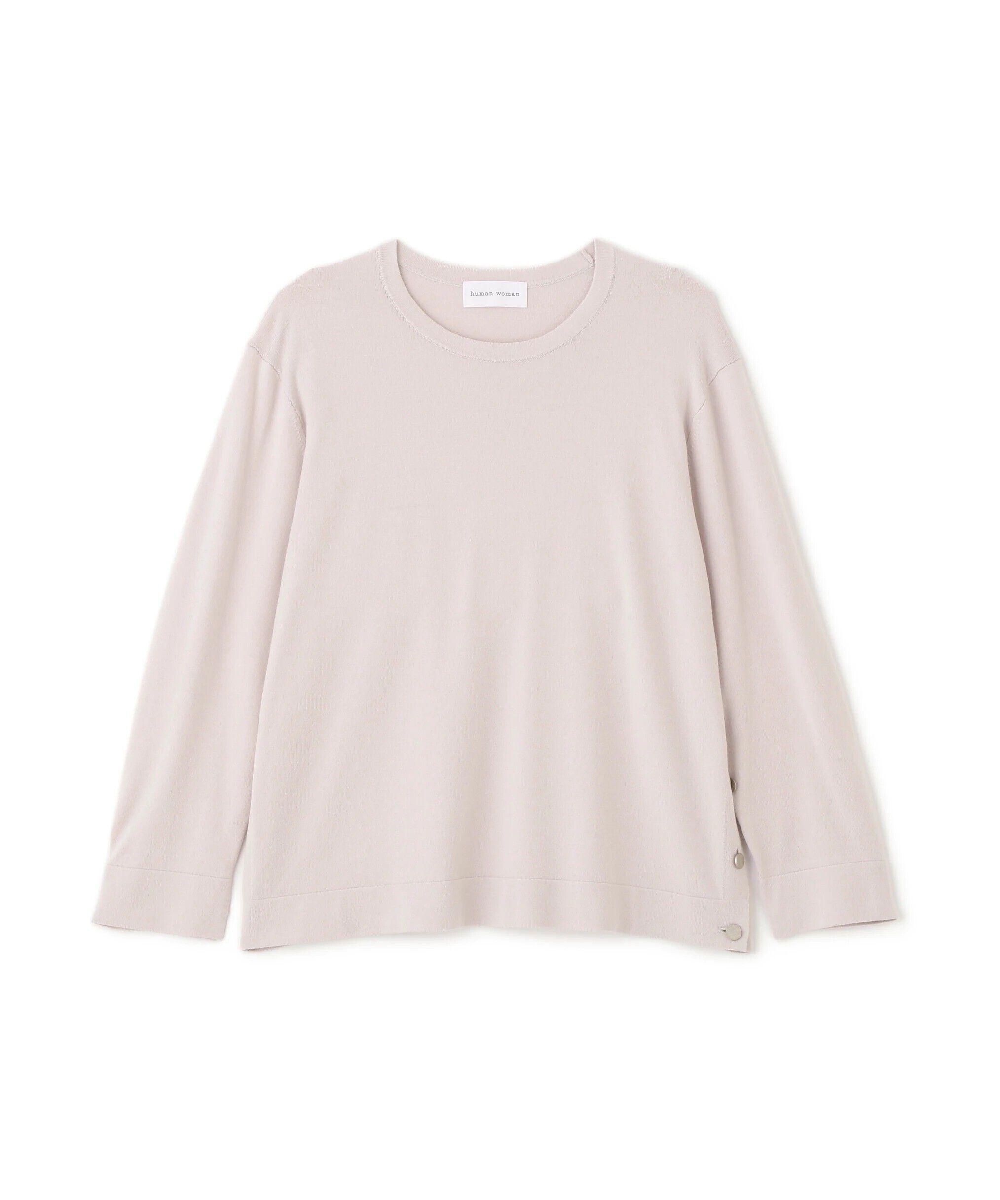  「◆レーヨン混ハイゲージクルーネックプルオーバー」|ニット・セーター|