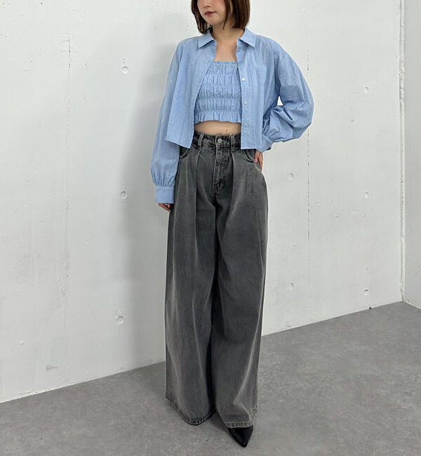 archives「コットンレースビスチェ&times;シャツＳＥＴ」|シャツ・ブラウス|