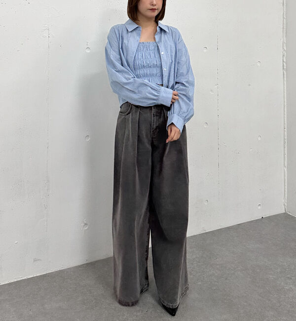 archives「コットンレースビスチェ&times;シャツＳＥＴ」|シャツ・ブラウス|