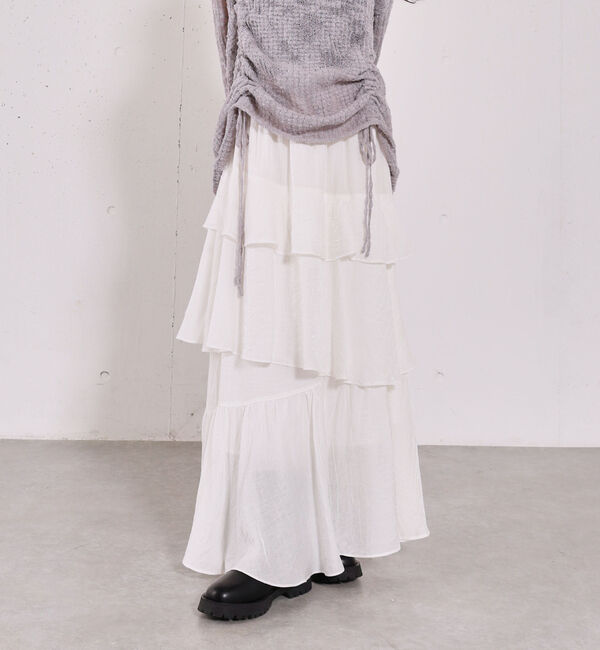 archives「リンクルフリルティアードスカート」|スカート|