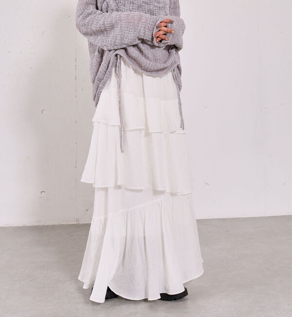archives「リンクルフリルティアードスカート」|スカート|