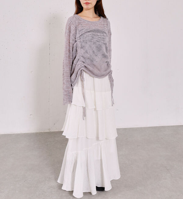 archives「リンクルフリルティアードスカート」|スカート|