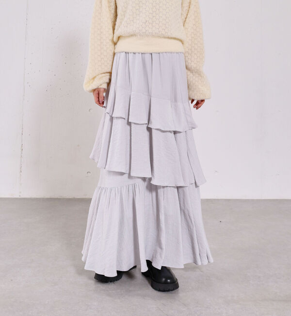 archives「リンクルフリルティアードスカート」|スカート|