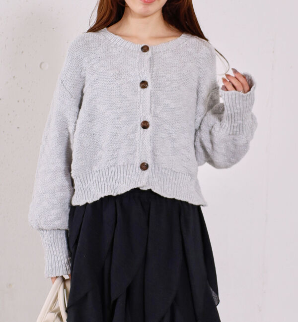 archives「スラブニットカーディガン」|カーディガン|