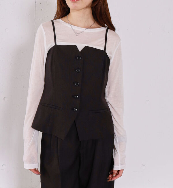 archives「シアー天竺クルーネックトップス」|Tシャツ・カットソー|