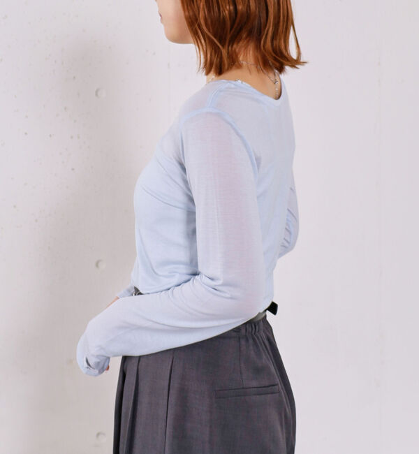 archives「シアー天竺クルーネックトップス」|Tシャツ・カットソー|