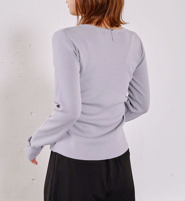 archives「スプリングタックボタンニットプルオーバー」|ニット・セーター|