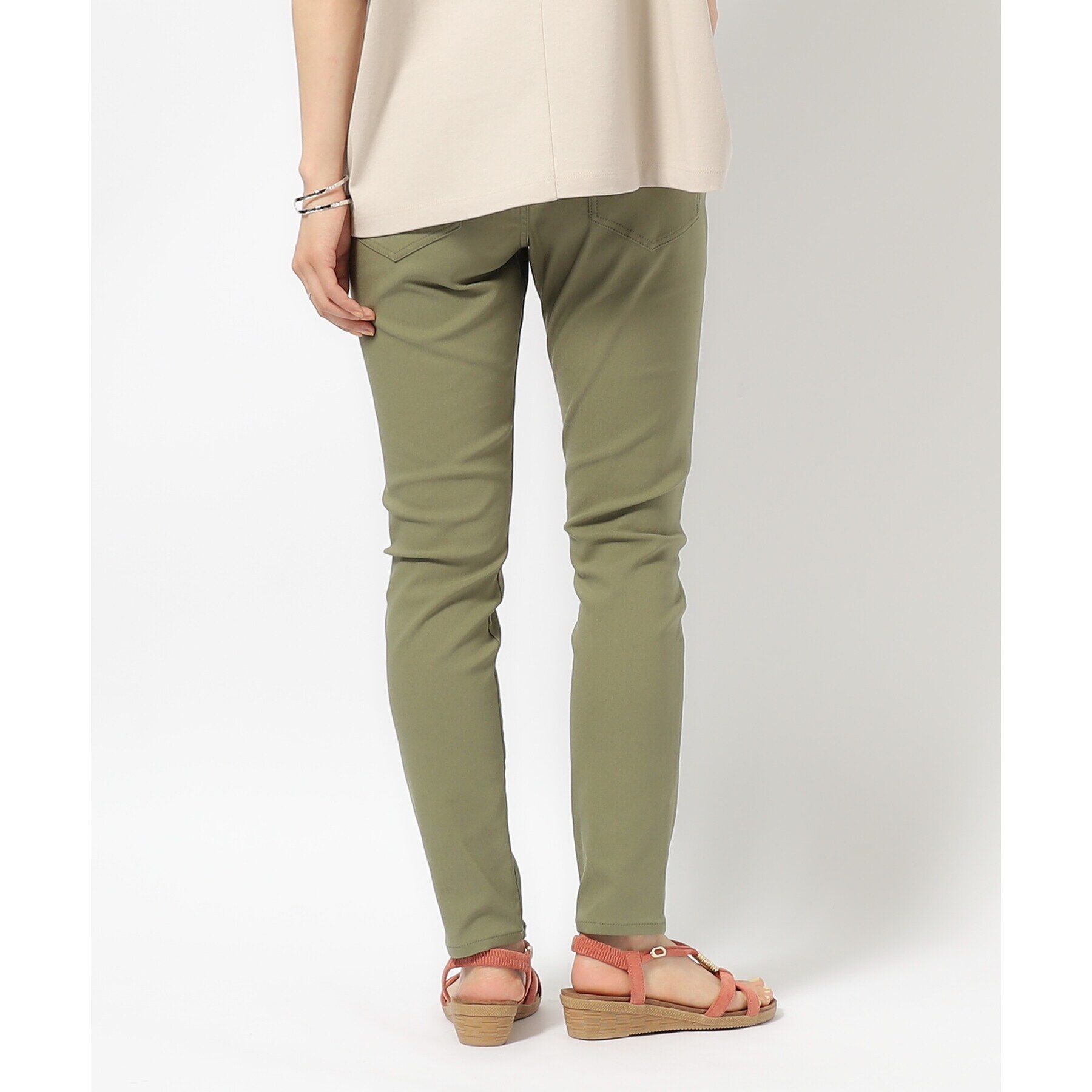 SHOO･LA･RUE「【SS-3L/無理せずスリム】 ぐんぐん伸びる ハイパースキニーパンツ」|その他|