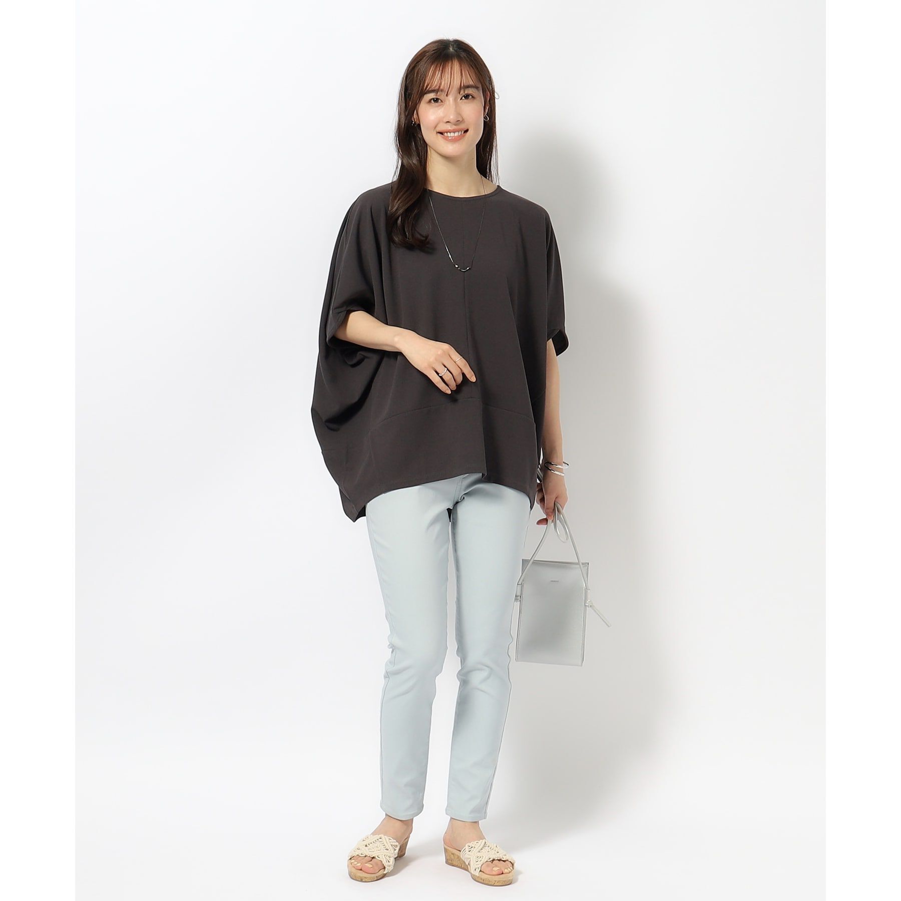 SHOO･LA･RUE「【SS-3L/無理せずスリム】 ぐんぐん伸びる ハイパースキニーパンツ」|その他|