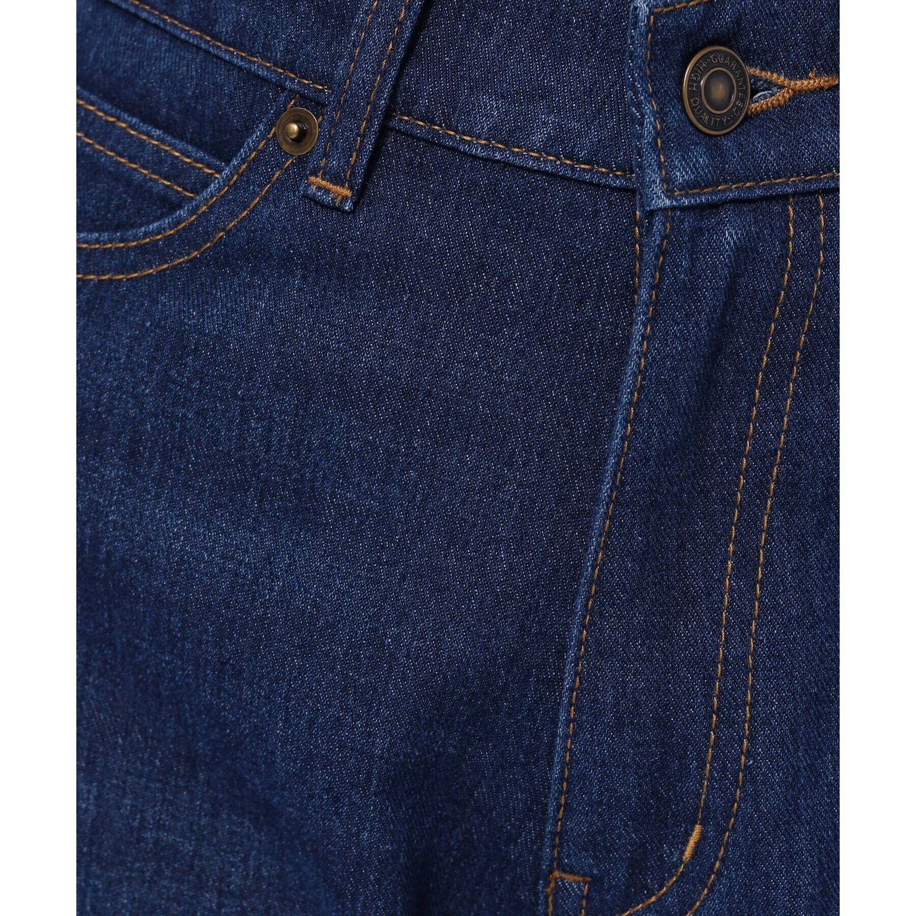 SHOO･LA･RUE「【SS-3L/美脚シルエット】いつでも頼れる デニムテーパードパンツ」|デニム|