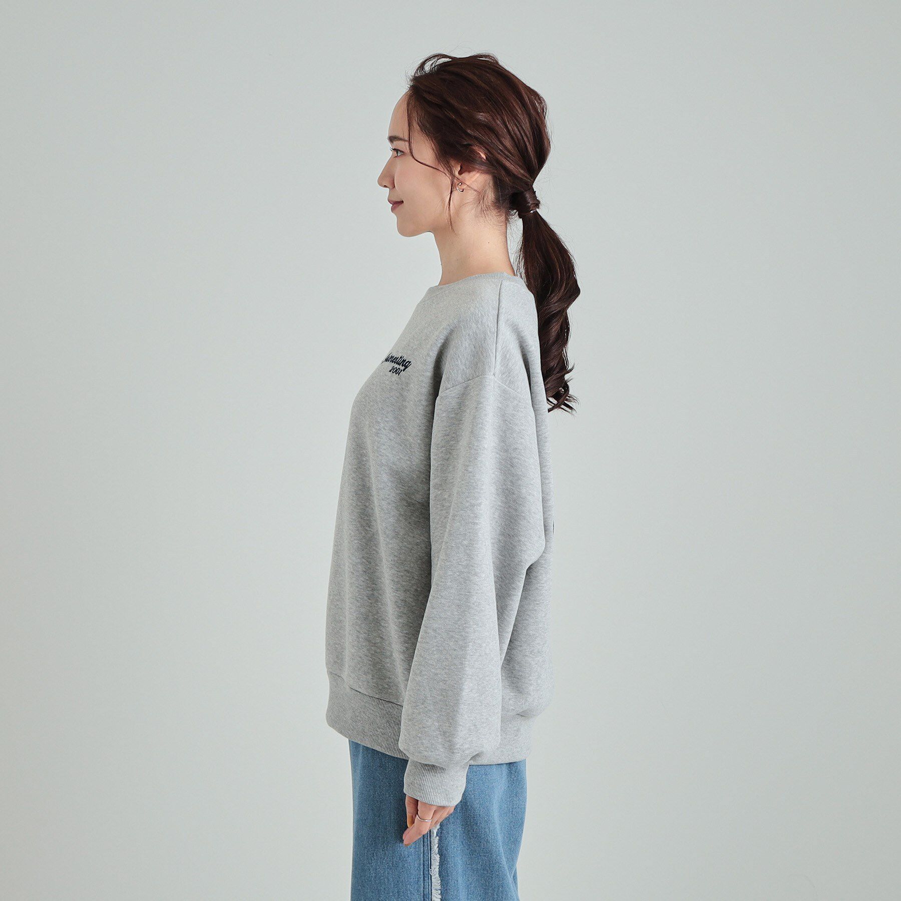 SHOO･LA･RUE「【洗える/S-LL/SHOO WARM】あったか裏起毛 刺繍アソートスウェット」|パーカー|