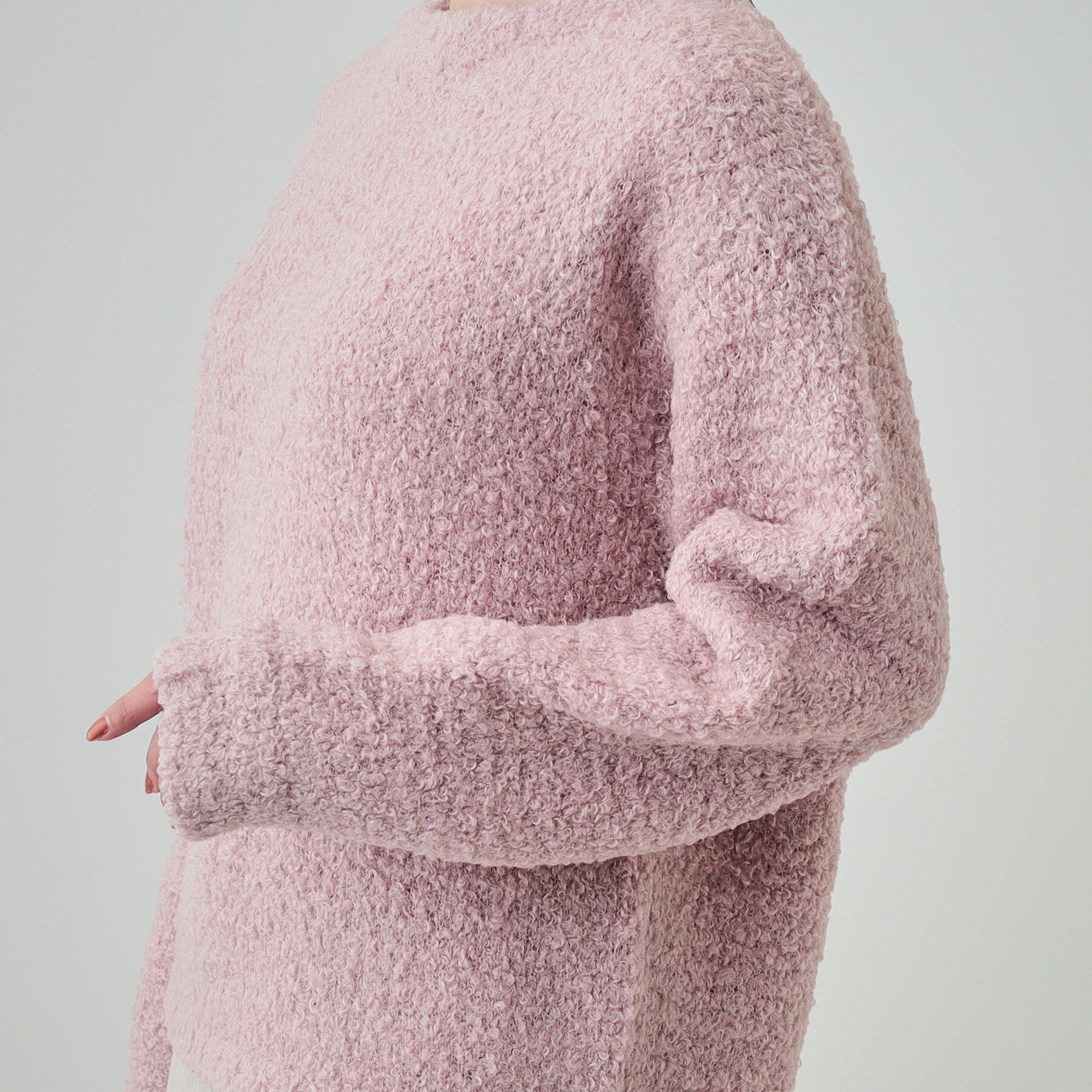 SHOO･LA･RUE「【S-LL】ほんのり甘い ふわふわニットトップス」|ニット・セーター|