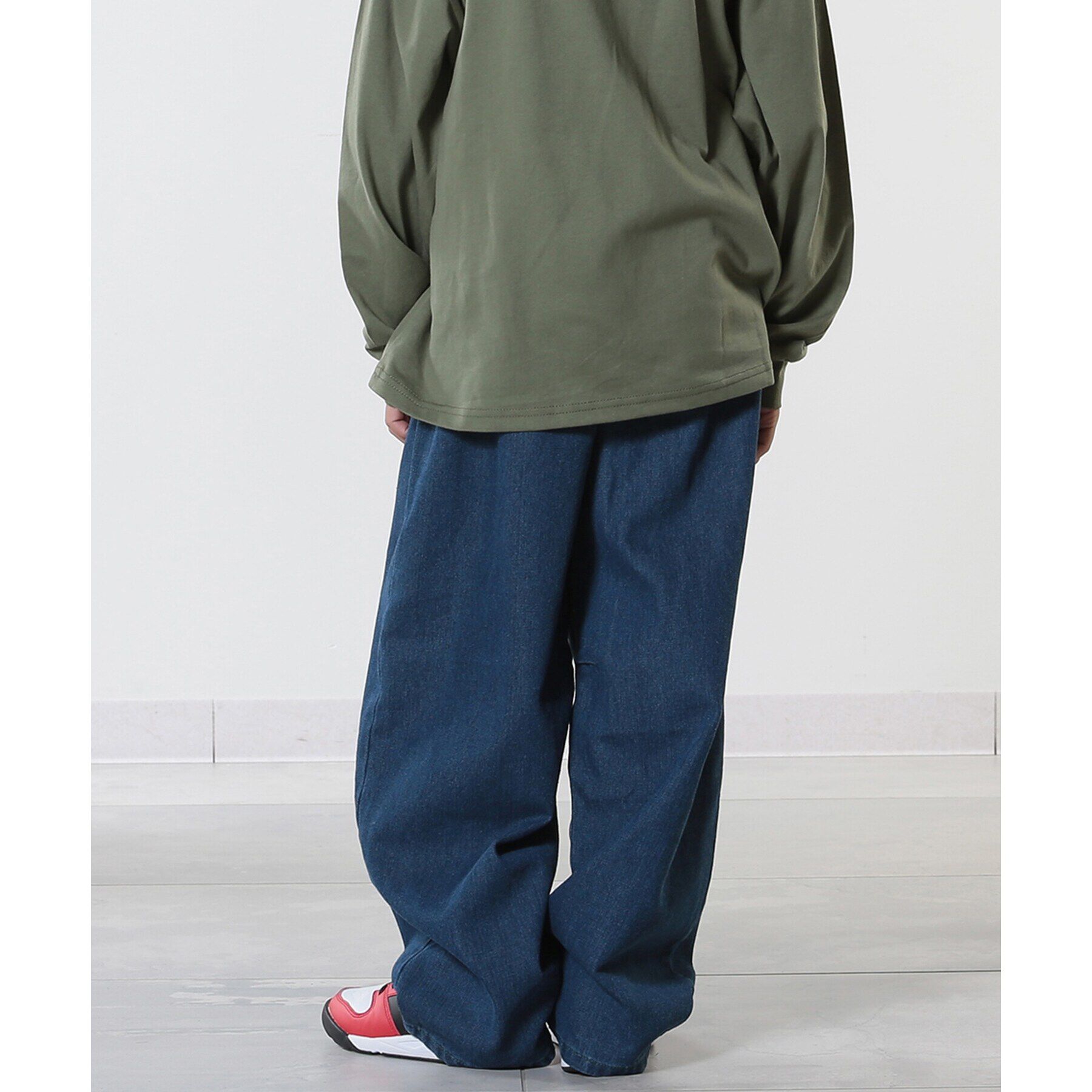 SHOO･LA･RUE「【100-150cm/洗える/男女兼用】穿くだけで旬な着こなしに アソートカーブパンツ」|その他|