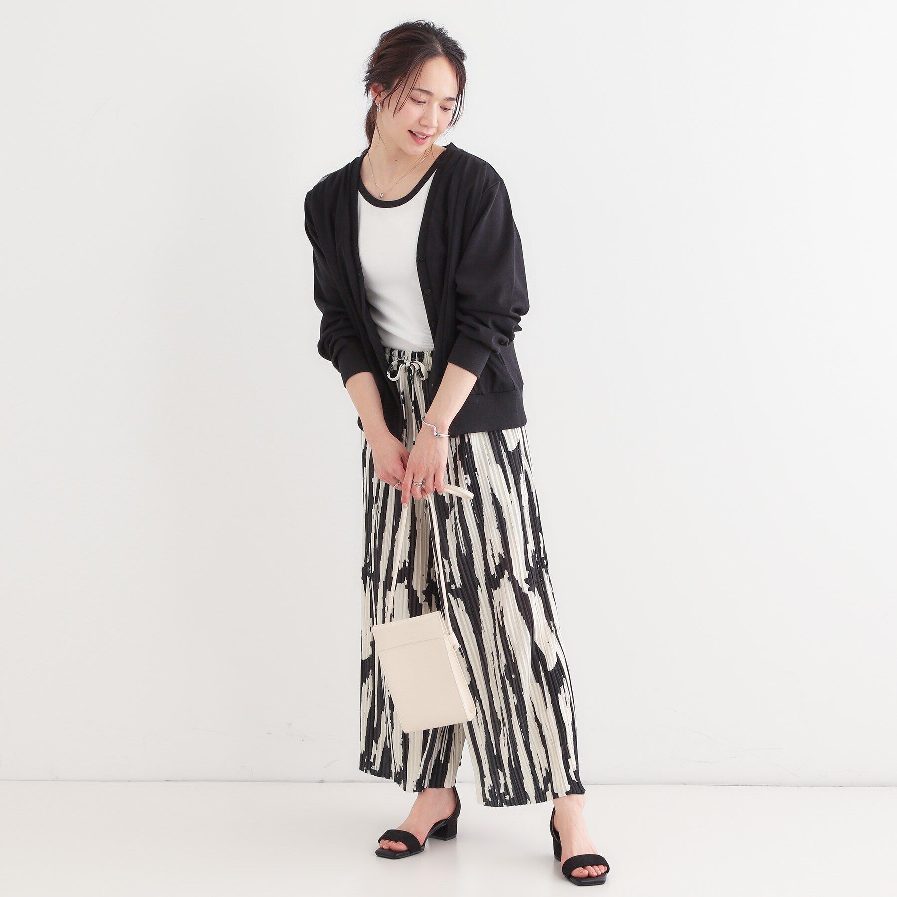 SHOO･LA･RUE「【S-LL】チュールレイヤードカーディガン」|カーディガン|