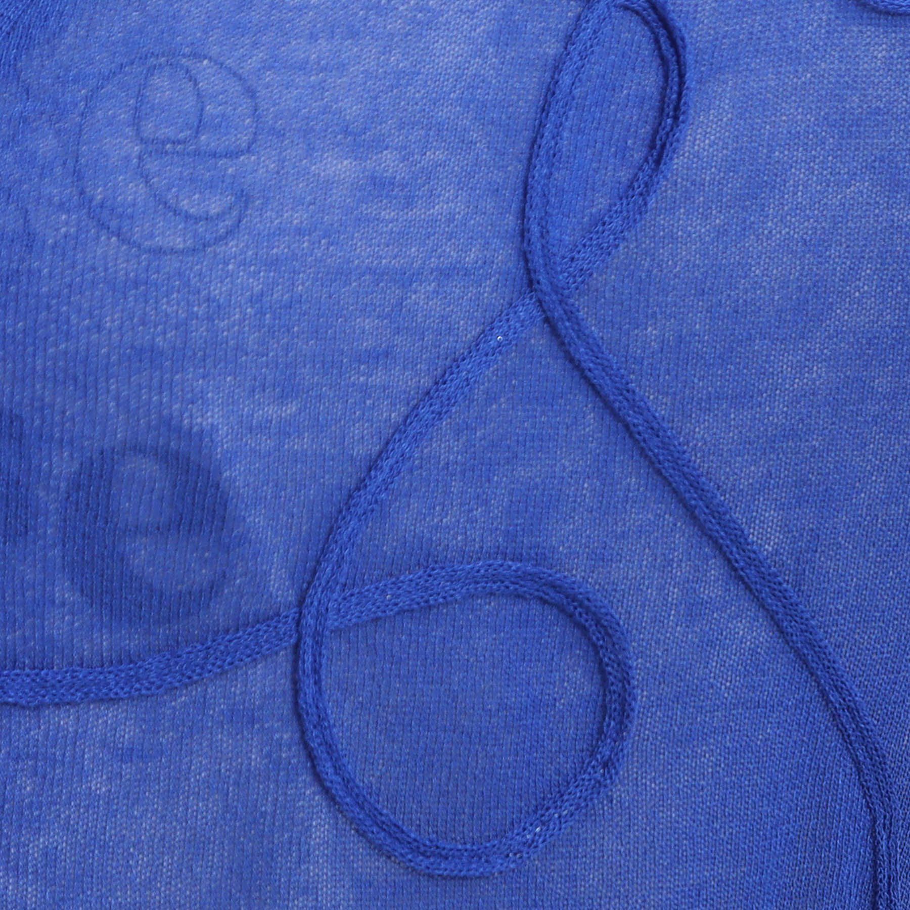 SHOO･LA･RUE「ニュアンスデザインがこなれ見え 刺繍デザイン シアーカーディガン」|カーディガン|